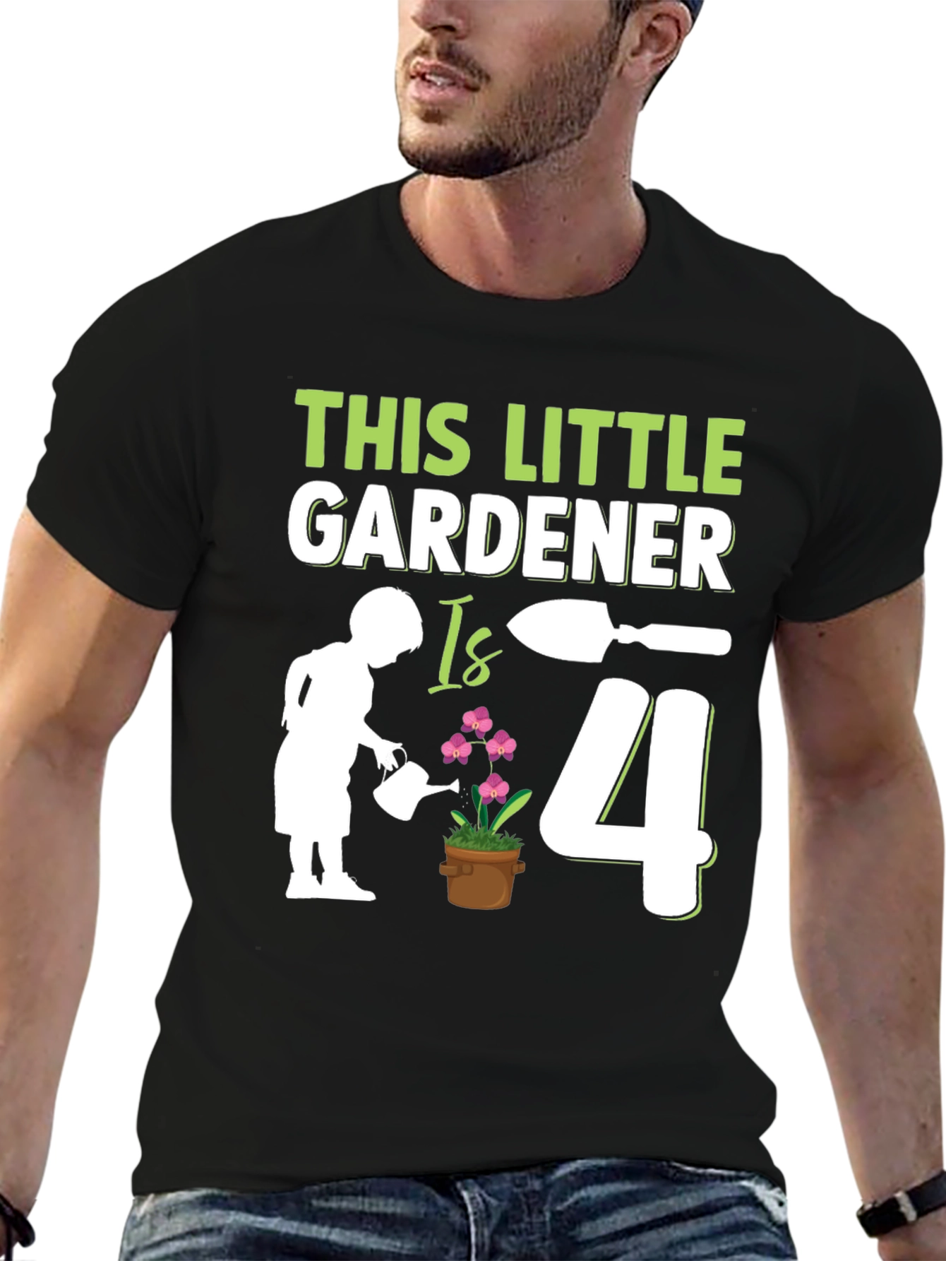 Little Gardener 4th Birthday T-Shirt