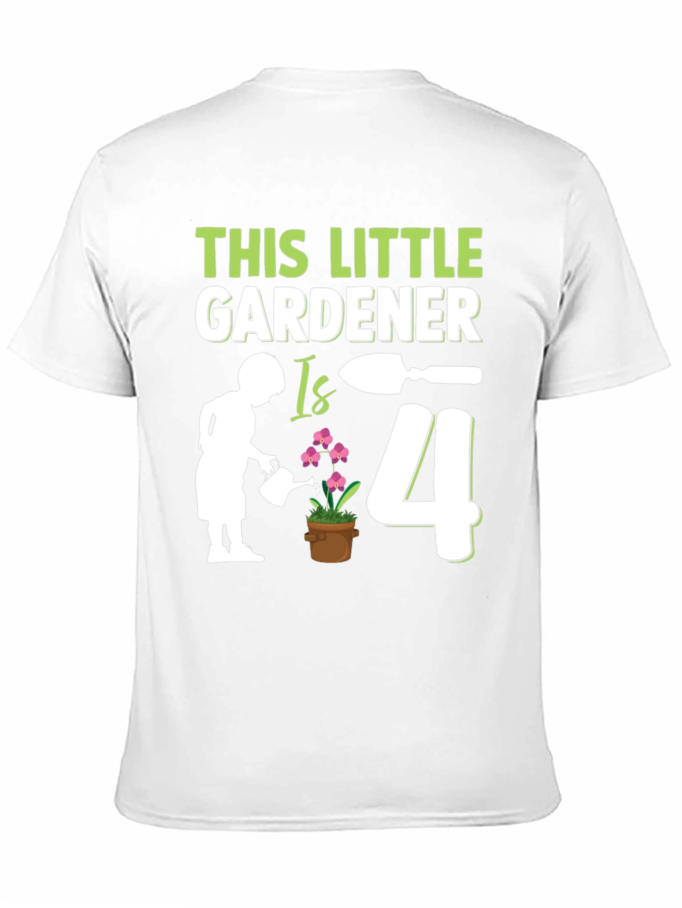 Little Gardener 4th Birthday T-Shirt