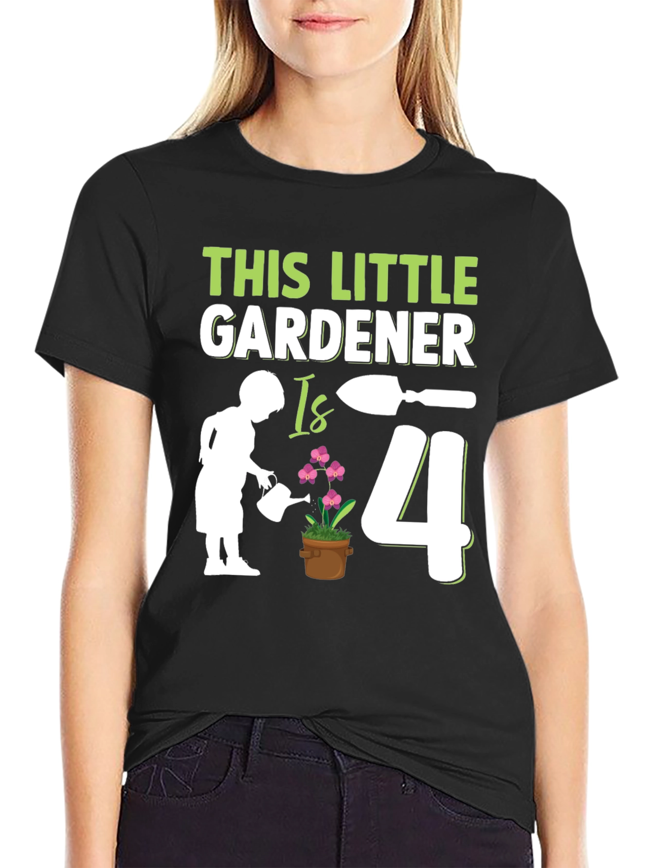 Little Gardener 4th Birthday T-Shirt