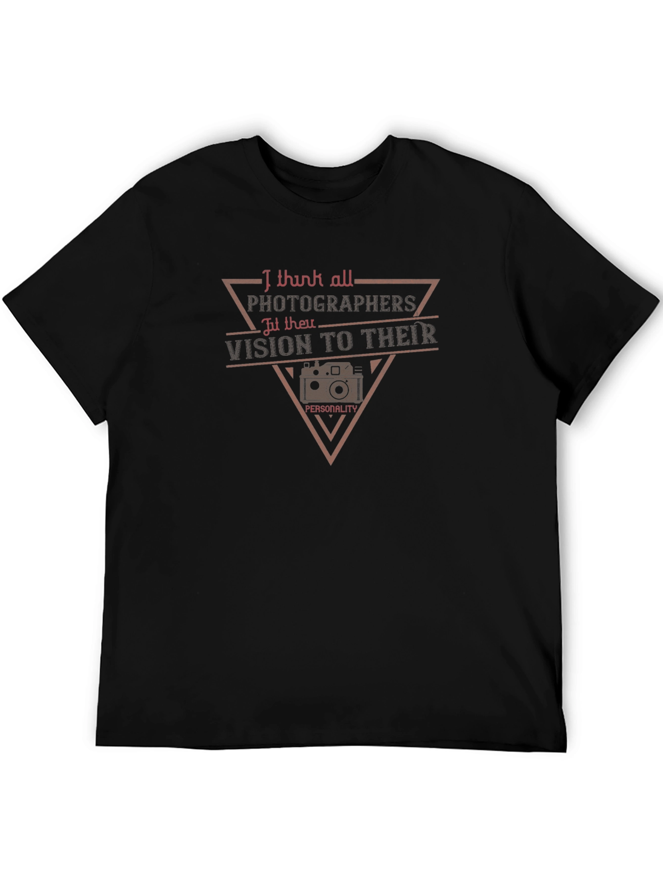 Photographer Vision Black Graphic Tee