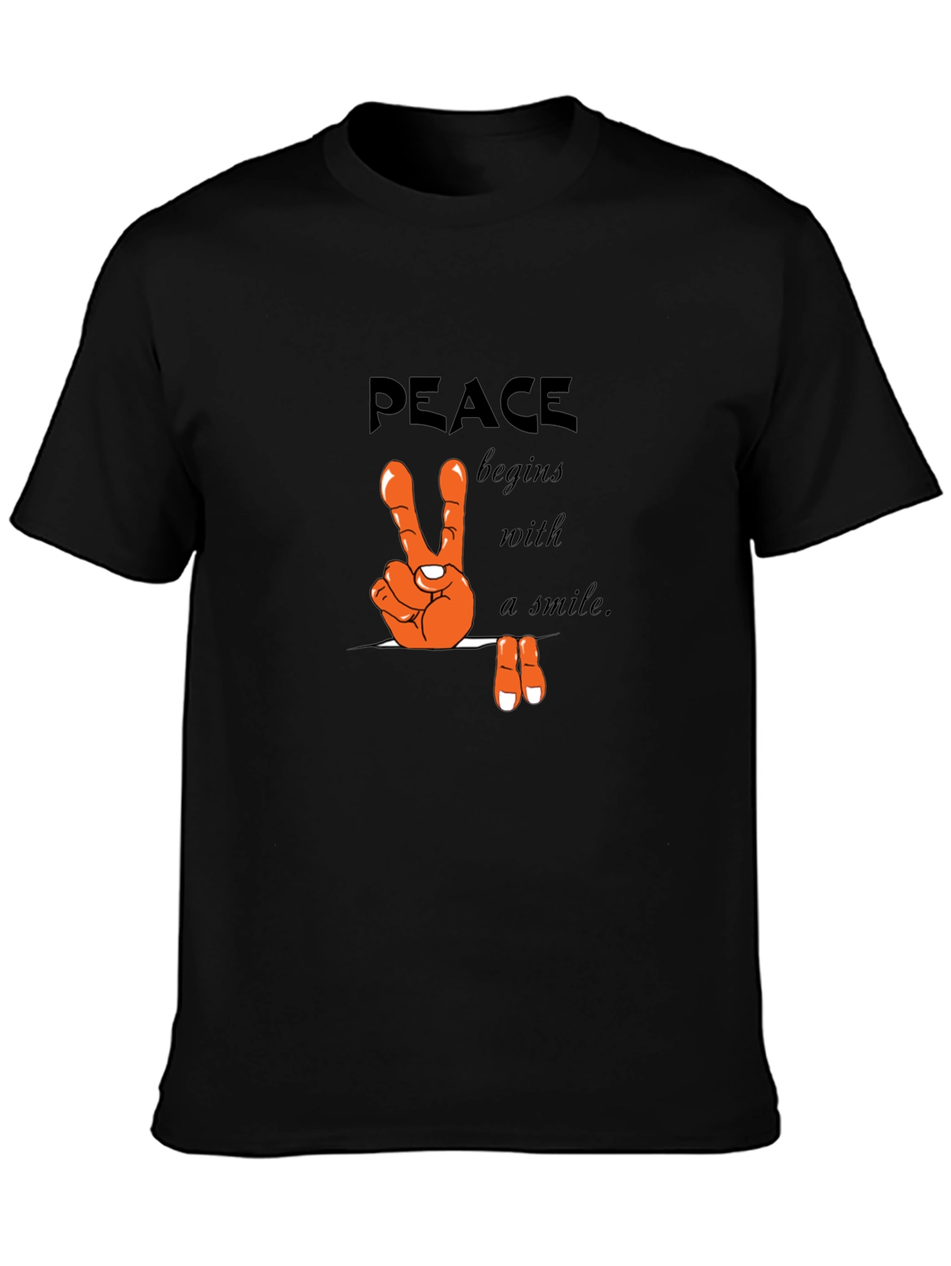 Peace Begins With A Smile T-Shirt