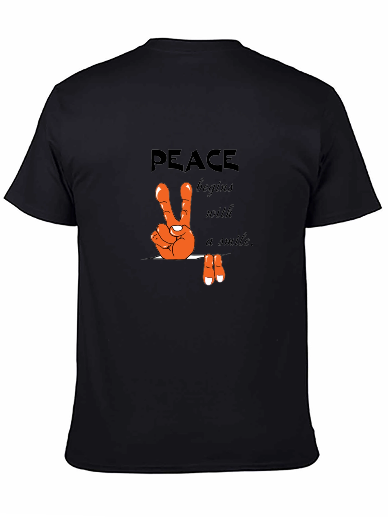 Peace Begins With A Smile T-Shirt