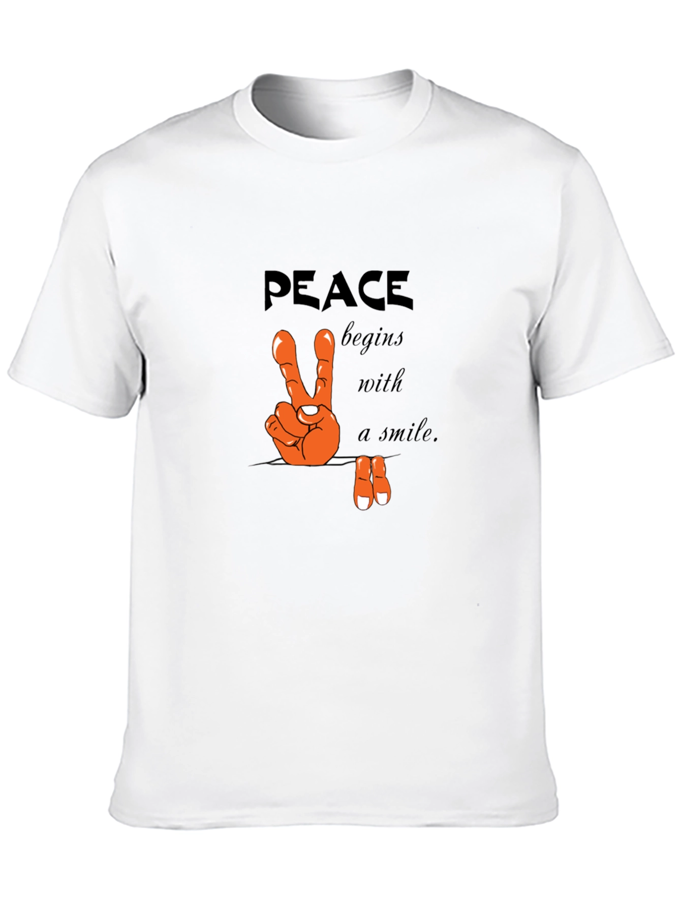 Peace Begins With A Smile T-Shirt