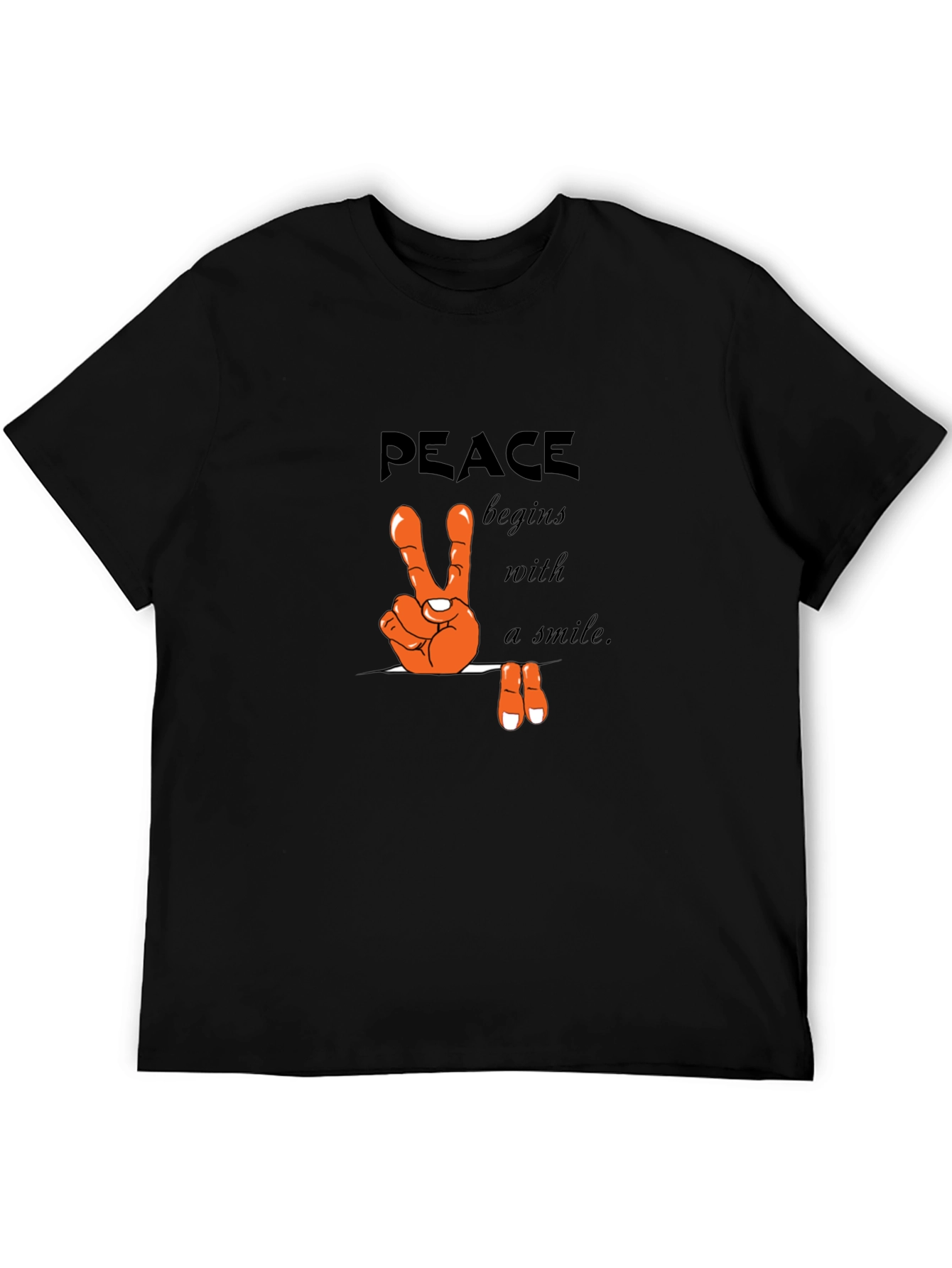 Peace Begins With A Smile T-Shirt