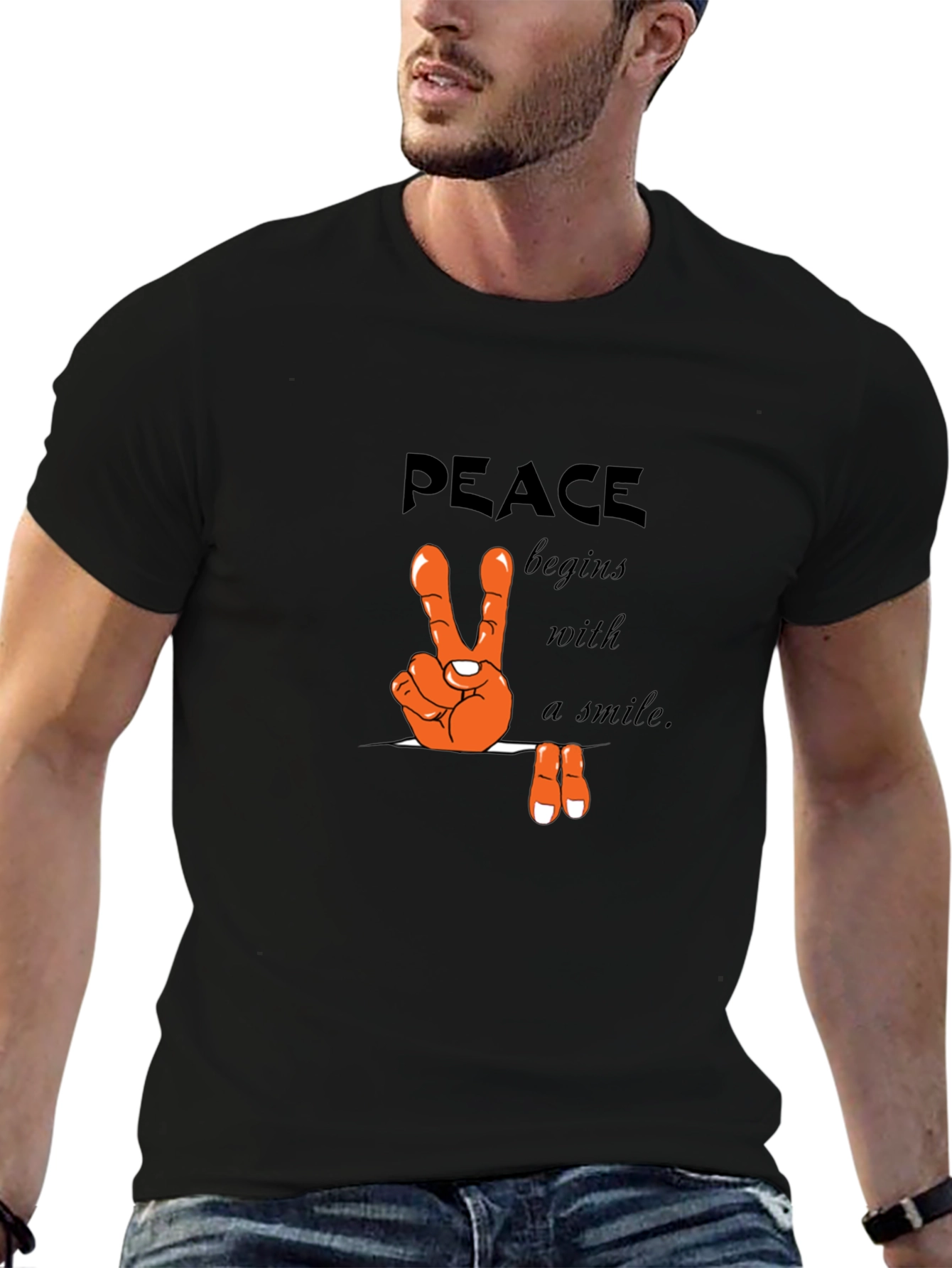 Peace Begins With A Smile T-Shirt