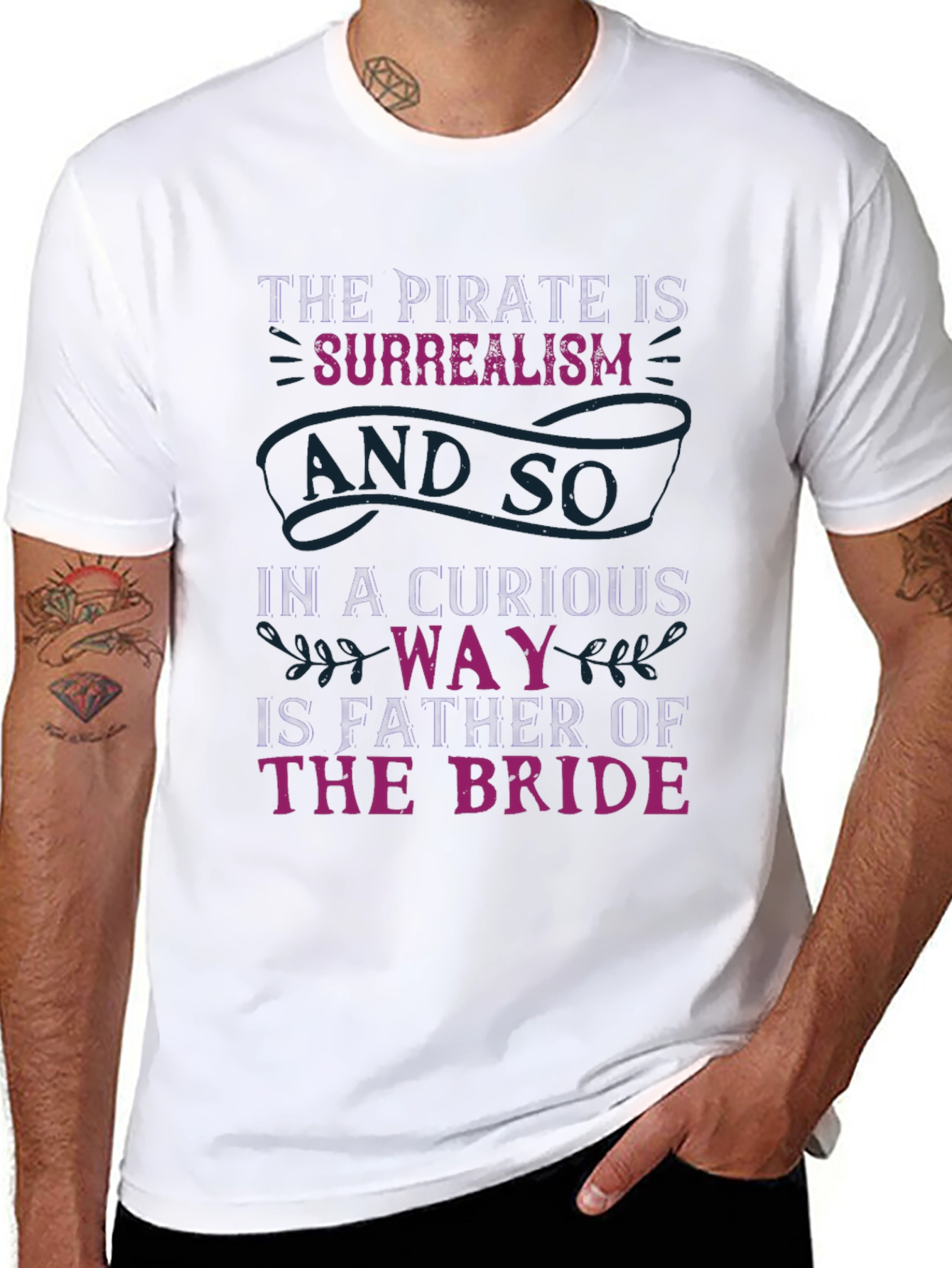 The Pirate is Surrealism Graphic T-Shirt