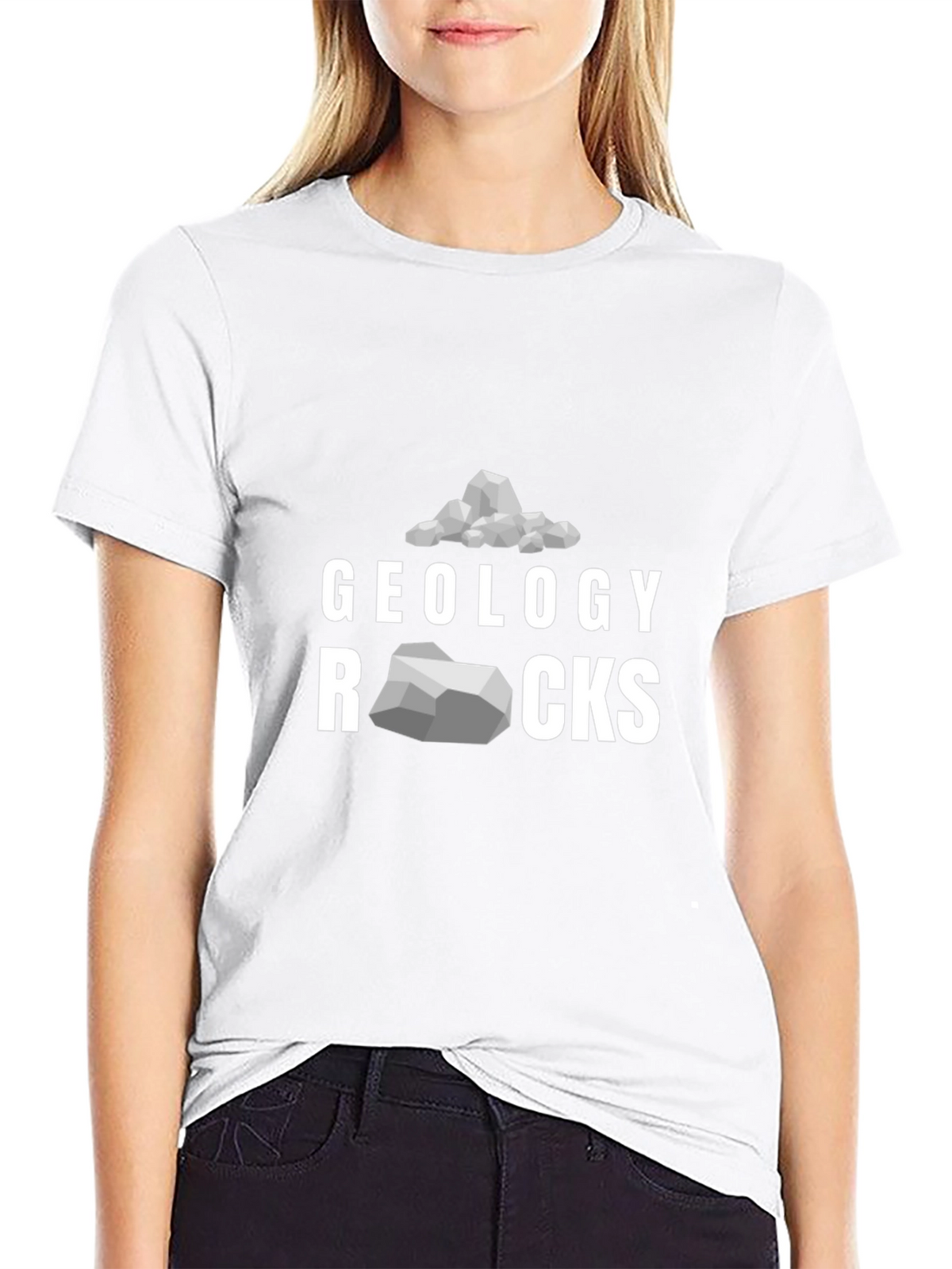 Geology Rocks Graphic Tee - Black