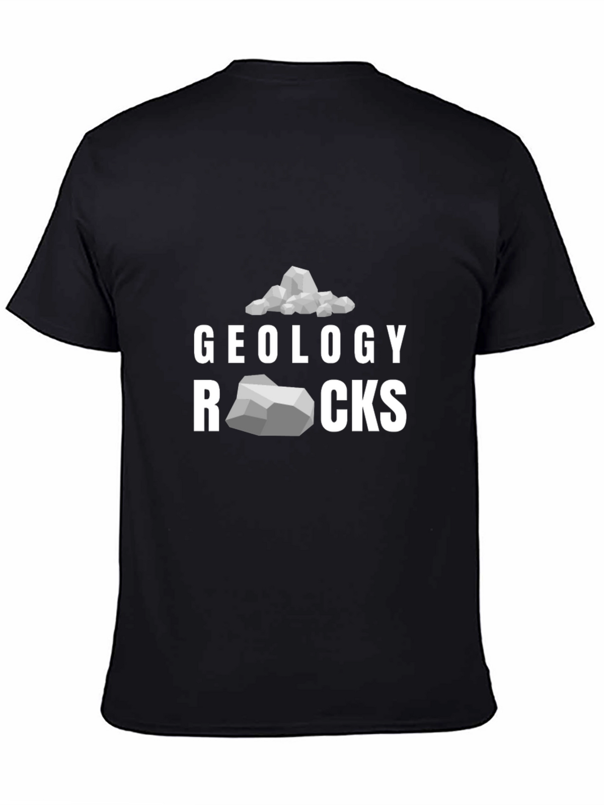 Geology Rocks Graphic Tee - Black