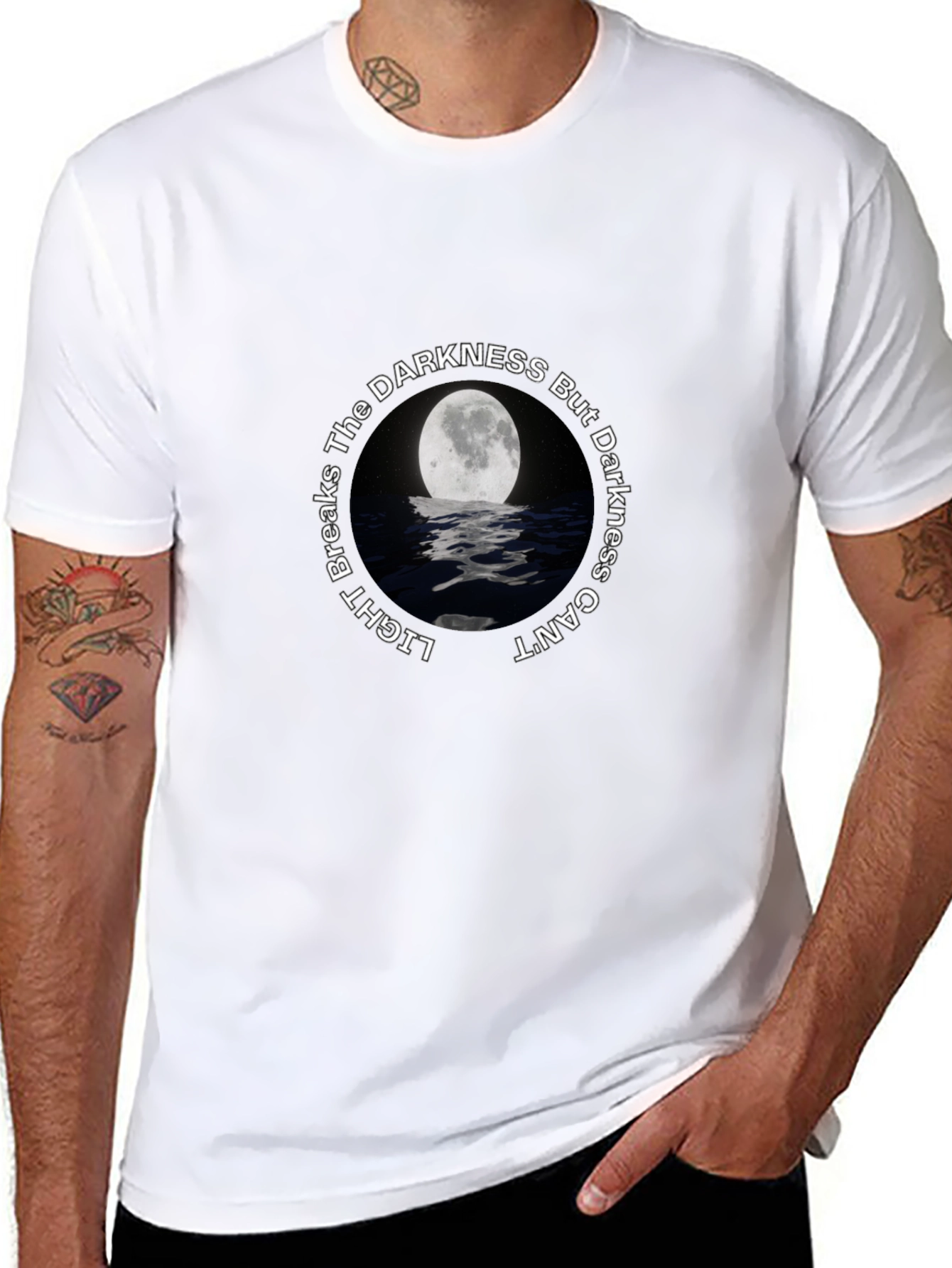 Light Breaks the Darkness Graphic T-Shirt