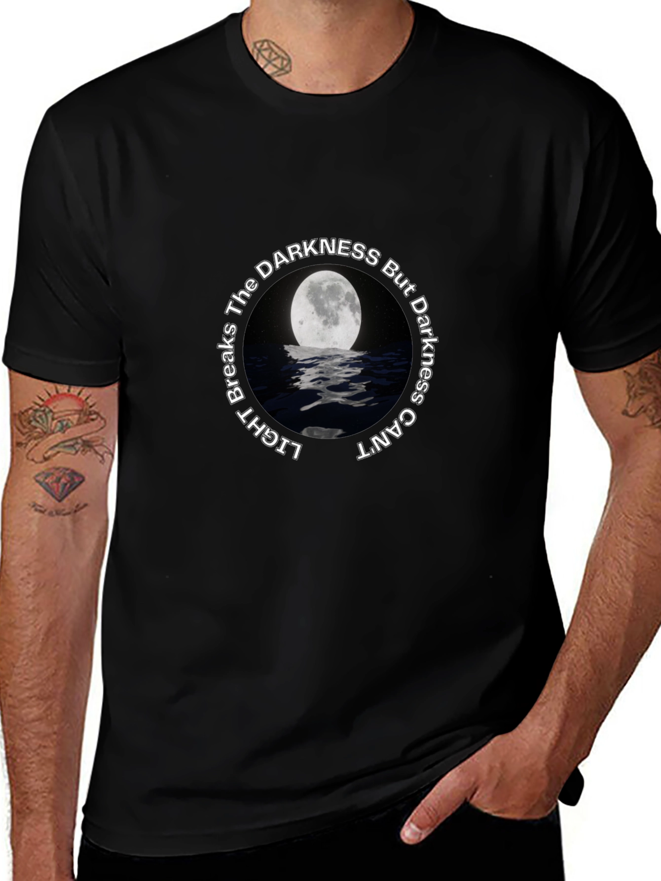 Light Breaks the Darkness Graphic T-Shirt
