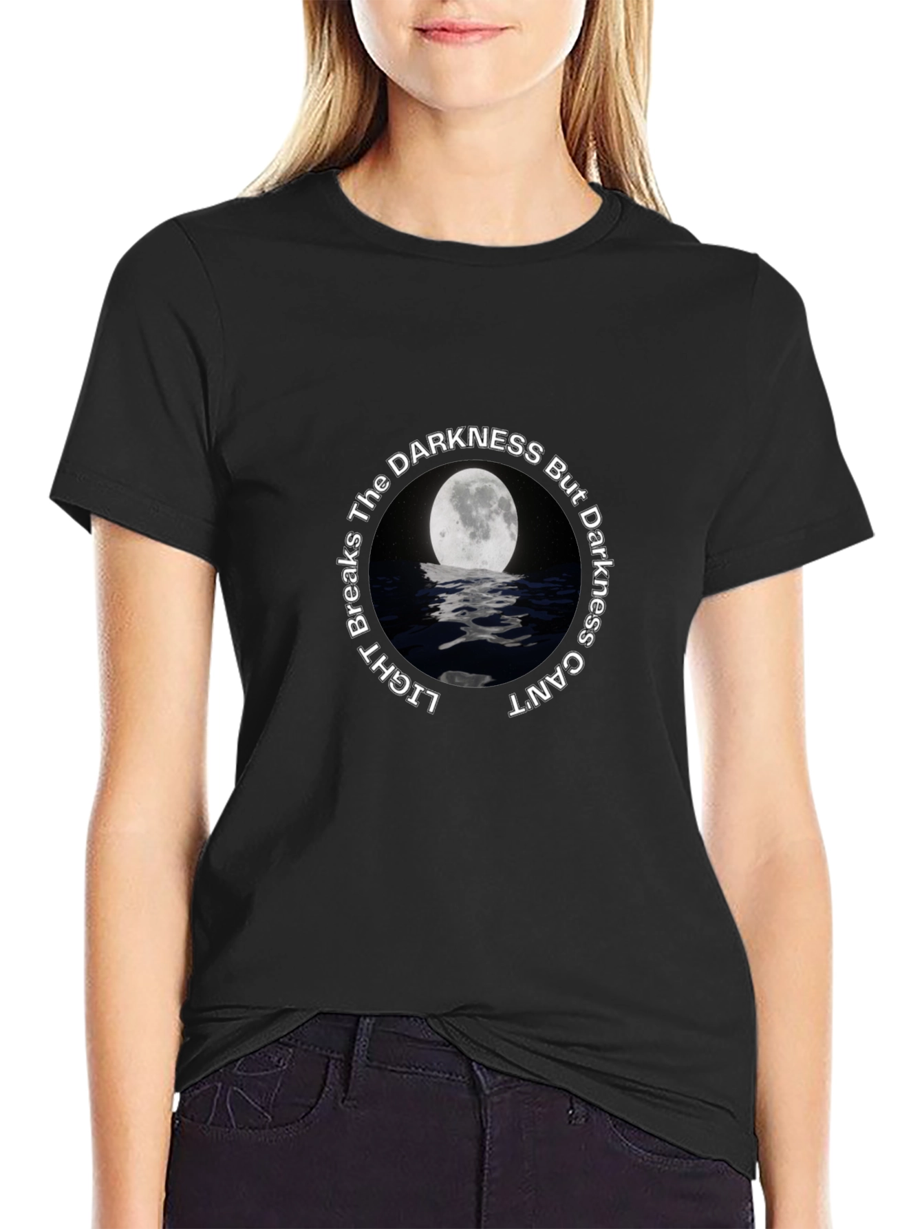 Light Breaks the Darkness Graphic T-Shirt