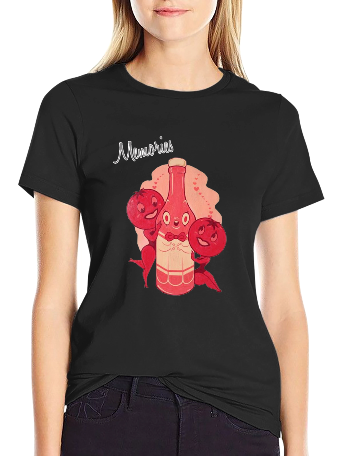 Memories Graphic Tee - Stylish Black T-Shirt