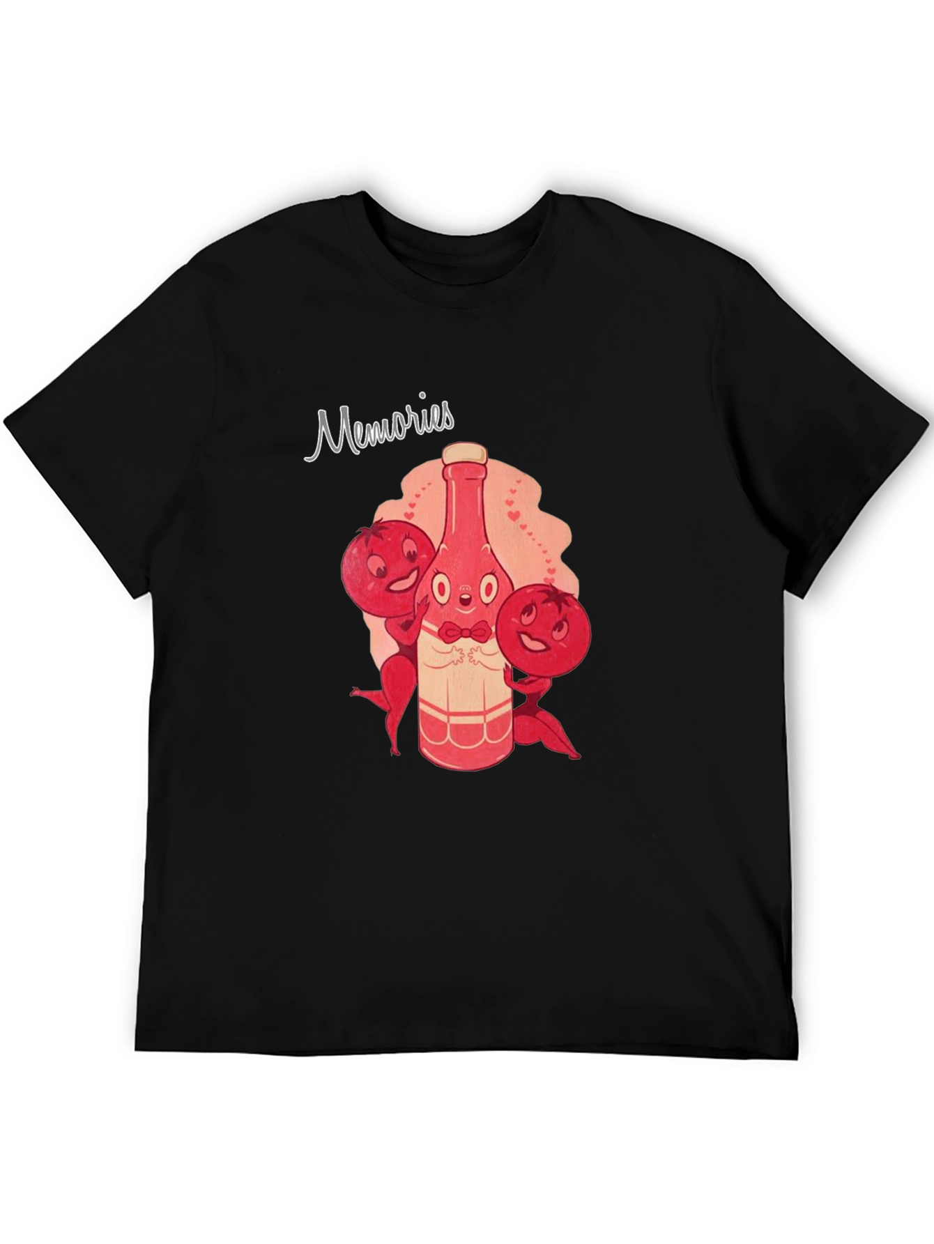 Memories Graphic Tee - Stylish Black T-Shirt
