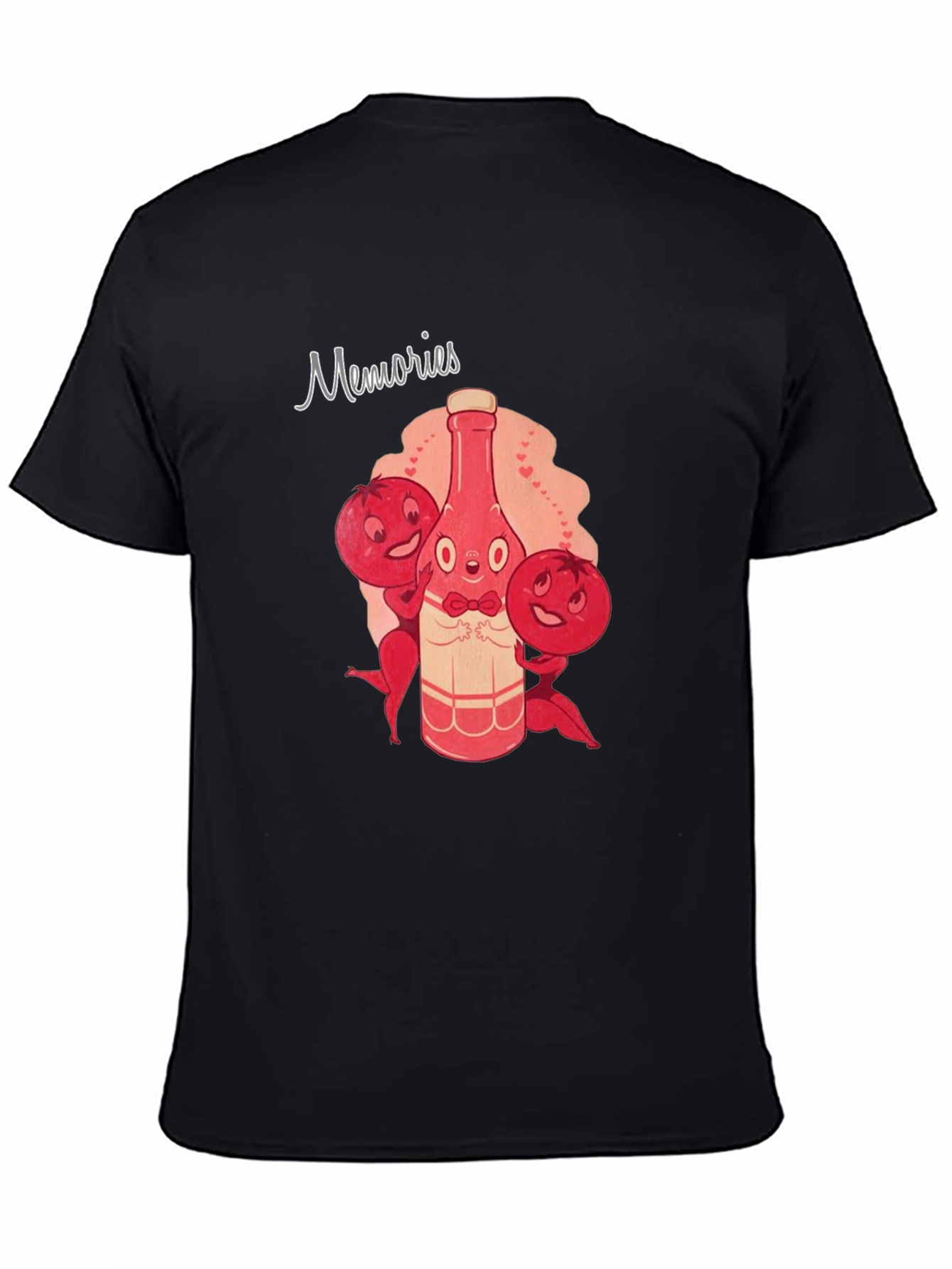 Memories Graphic Tee - Stylish Black T-Shirt