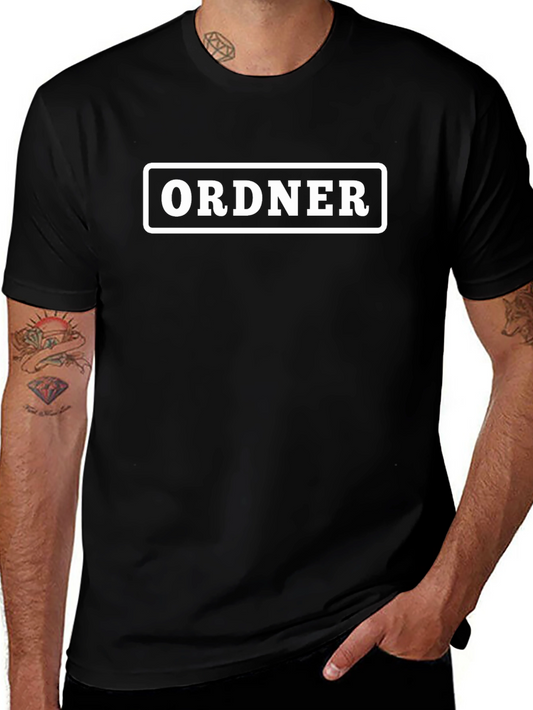 ORDNER Graphic T-Shirt - Classic Black Tee