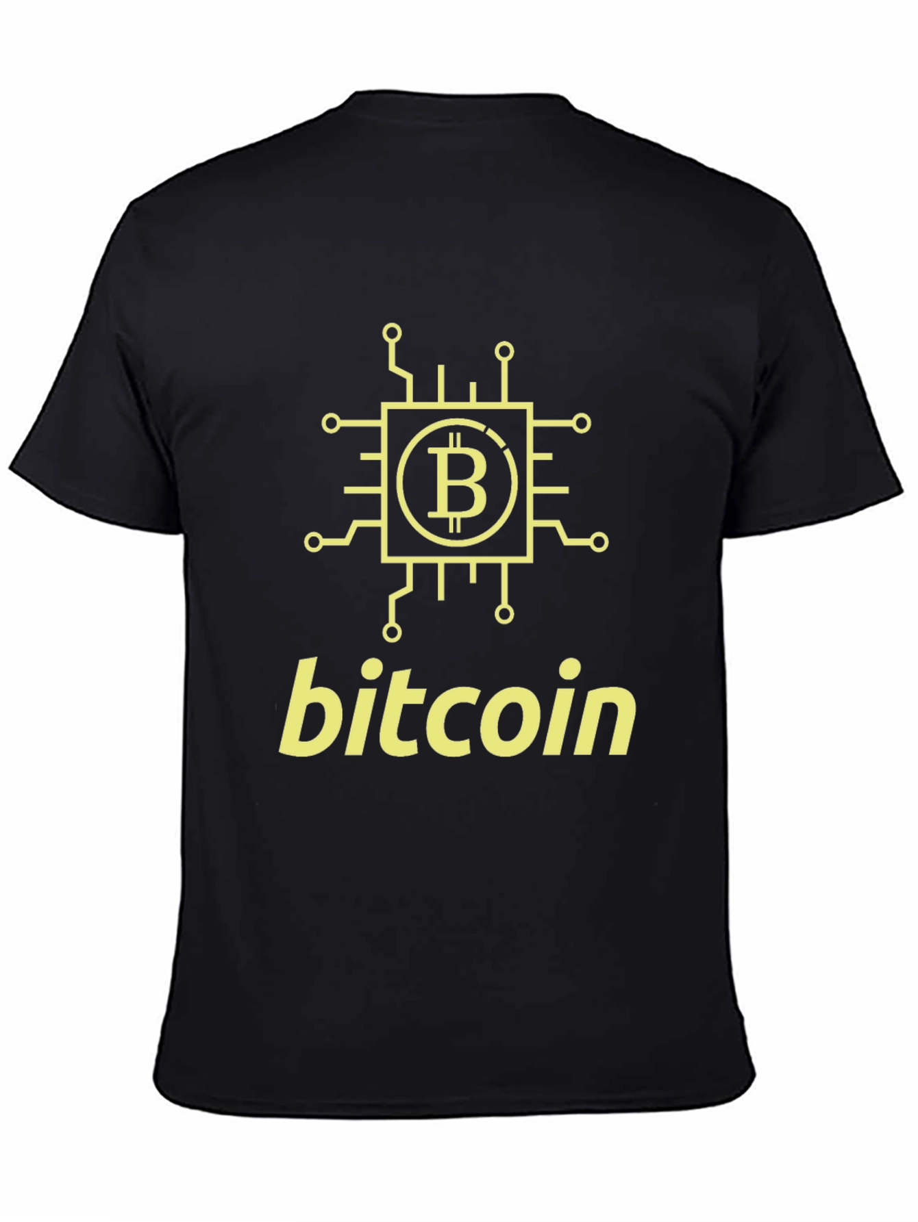 Bitcoin Crypto T-Shirt - Mens Black Tee