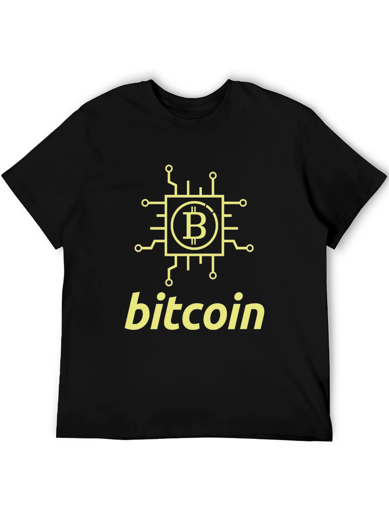 Bitcoin Crypto T-Shirt - Mens Black Tee