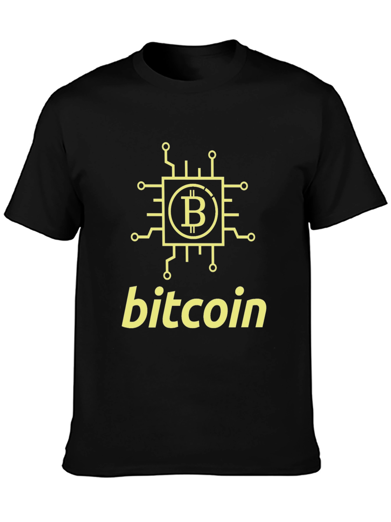Bitcoin Crypto T-Shirt - Mens Black Tee