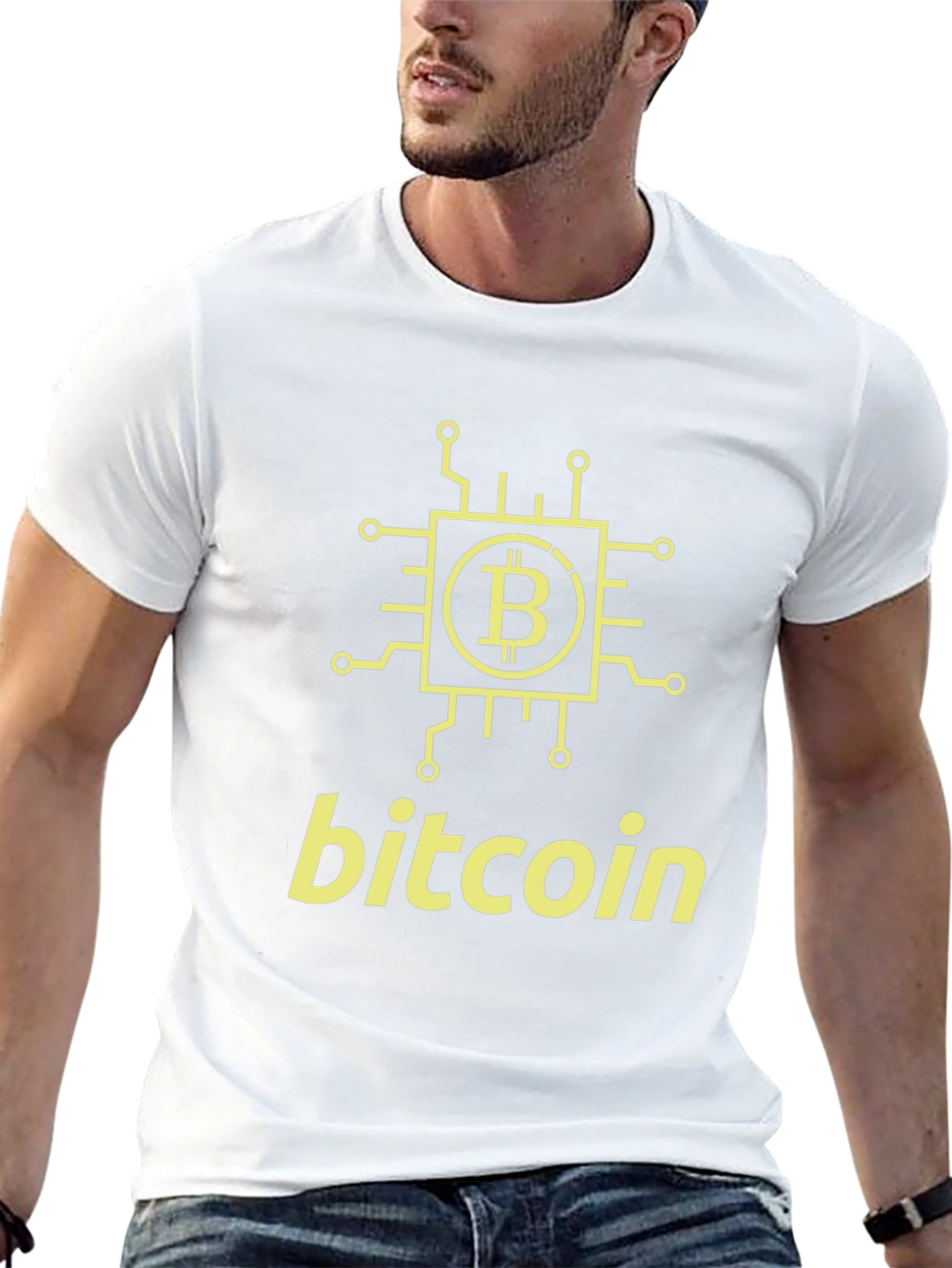 Bitcoin Crypto T-Shirt - Mens Black Tee