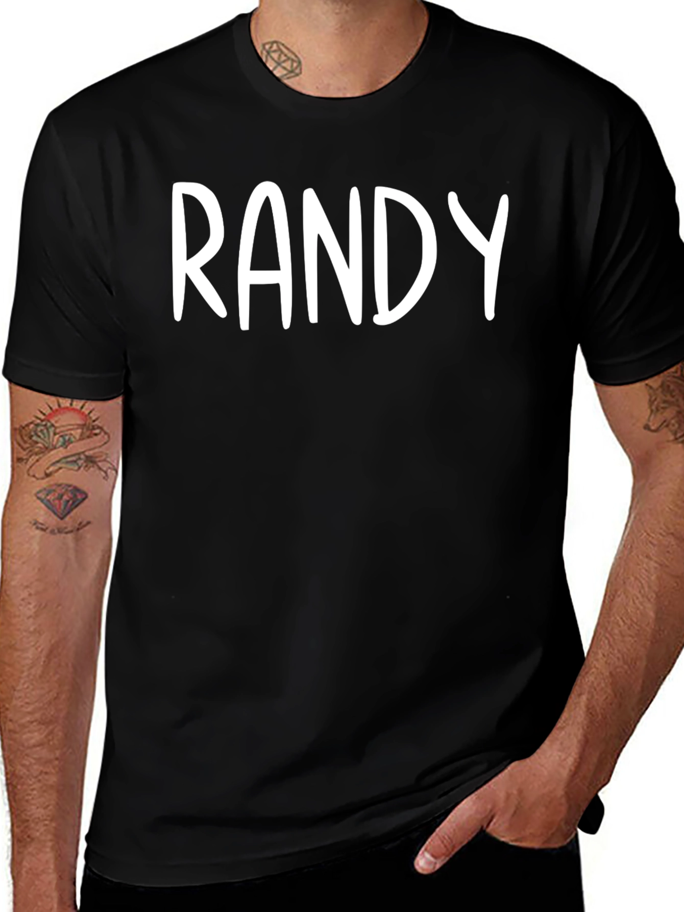 Randy Graphic T-Shirt - Stylish Personalized Tee