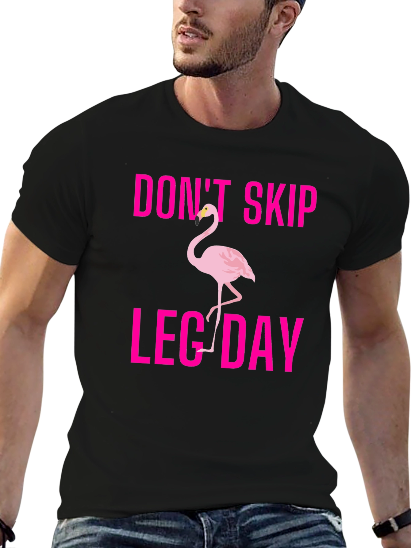 Dont Skip Leg Day Flamingo T-Shirt
