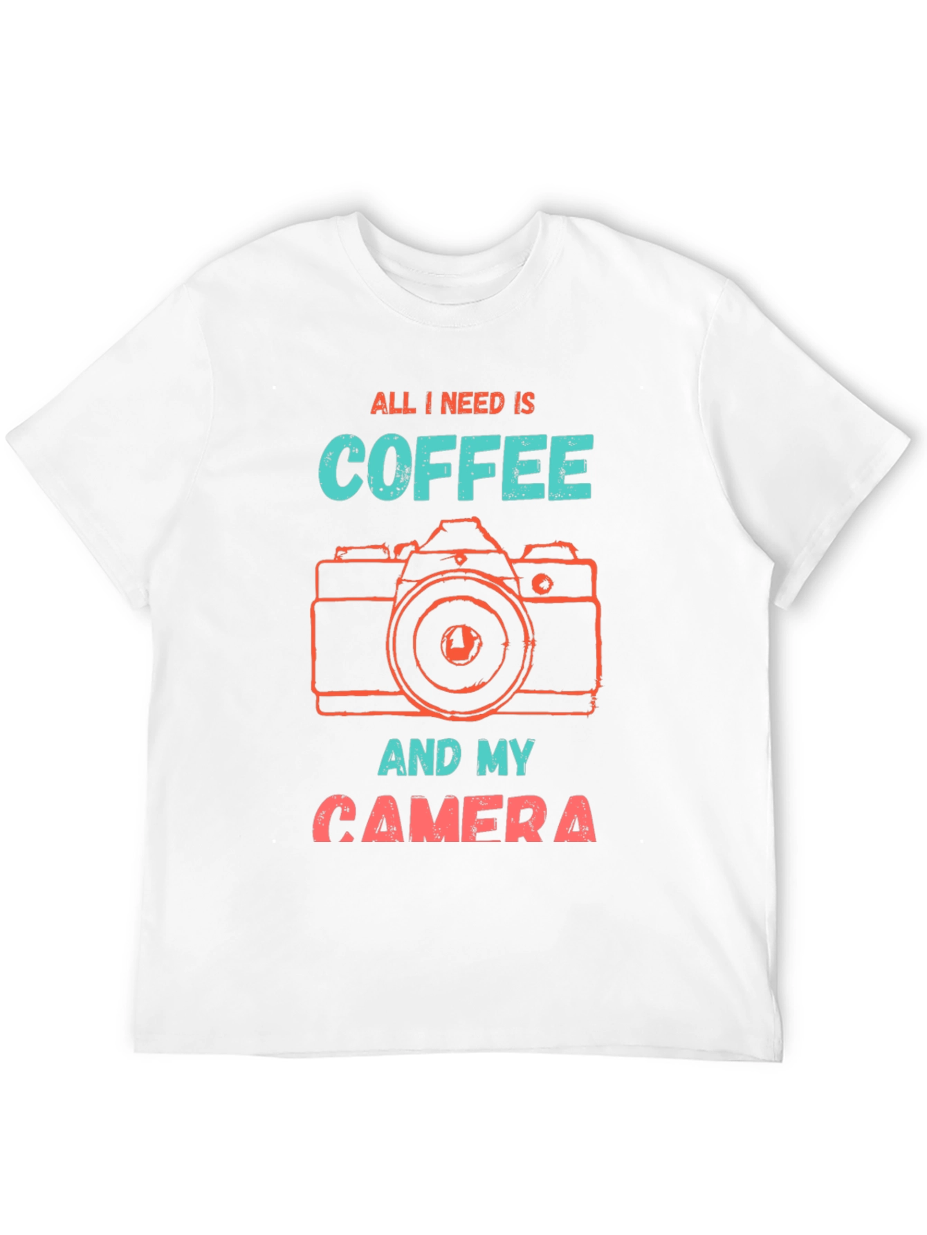 Coffee & Camera T-Shirt - Photographer Gift