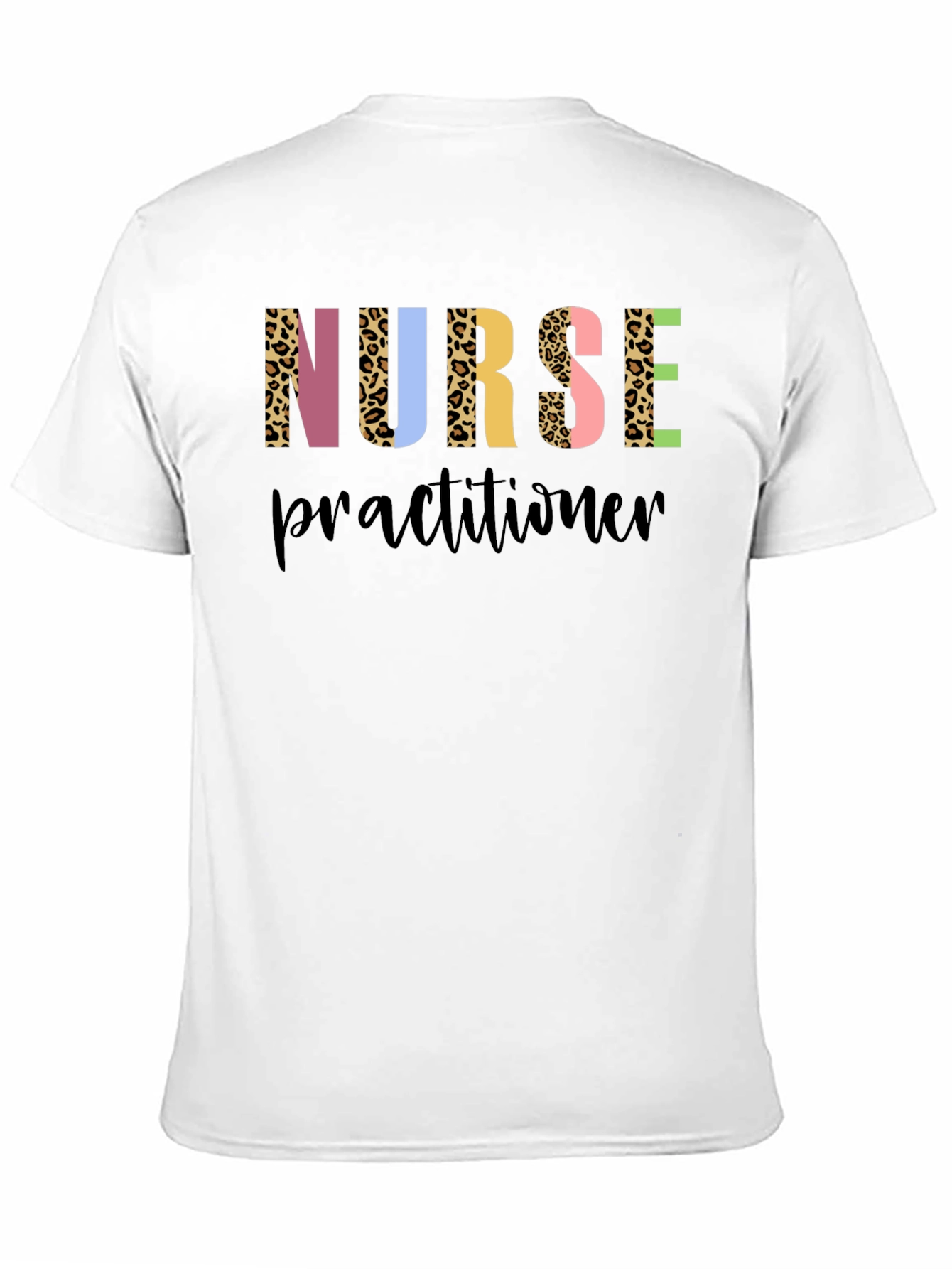 Nurse Practitioner Leopard Print Graphic Tee