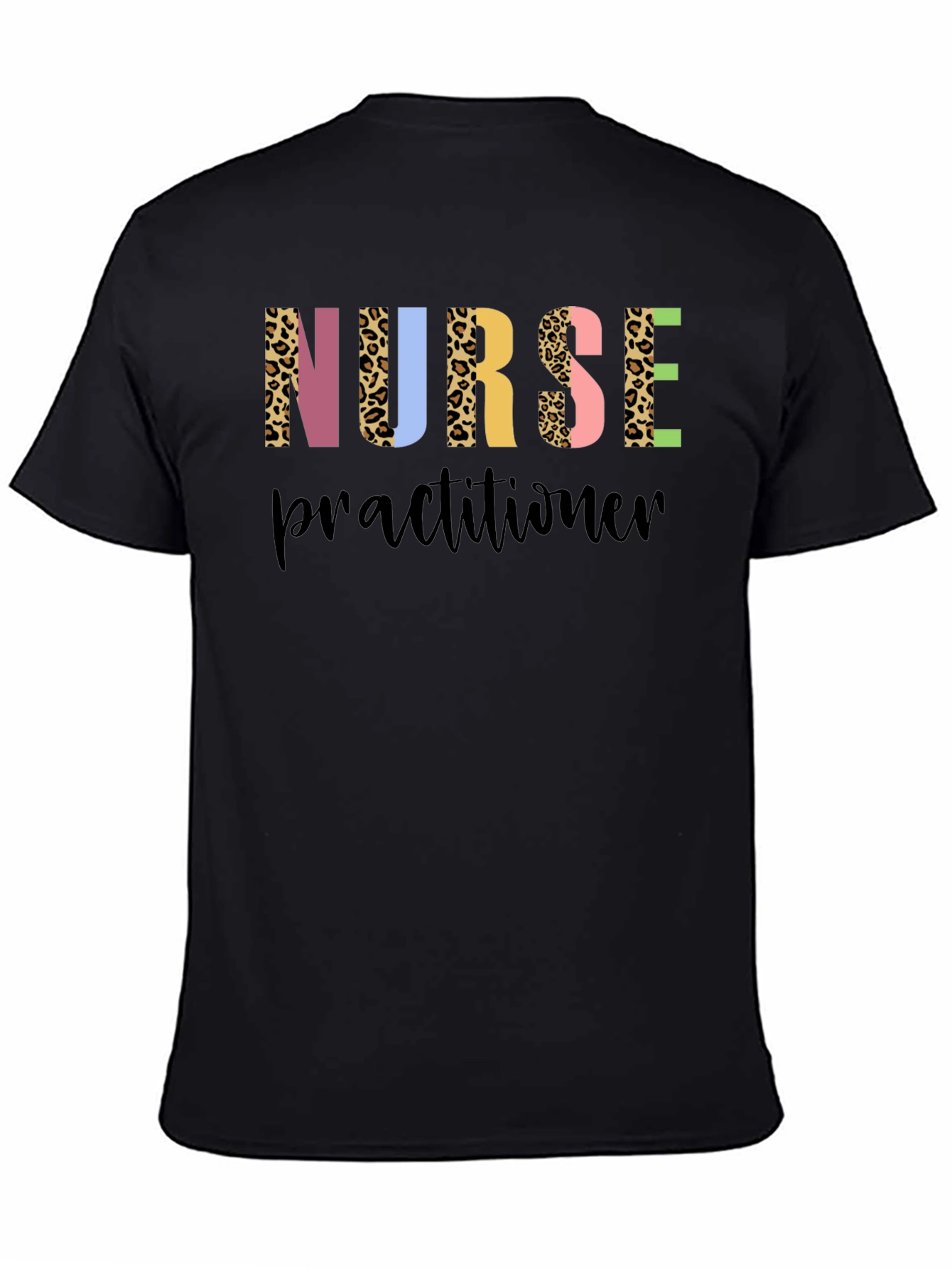 Nurse Practitioner Leopard Print Graphic Tee