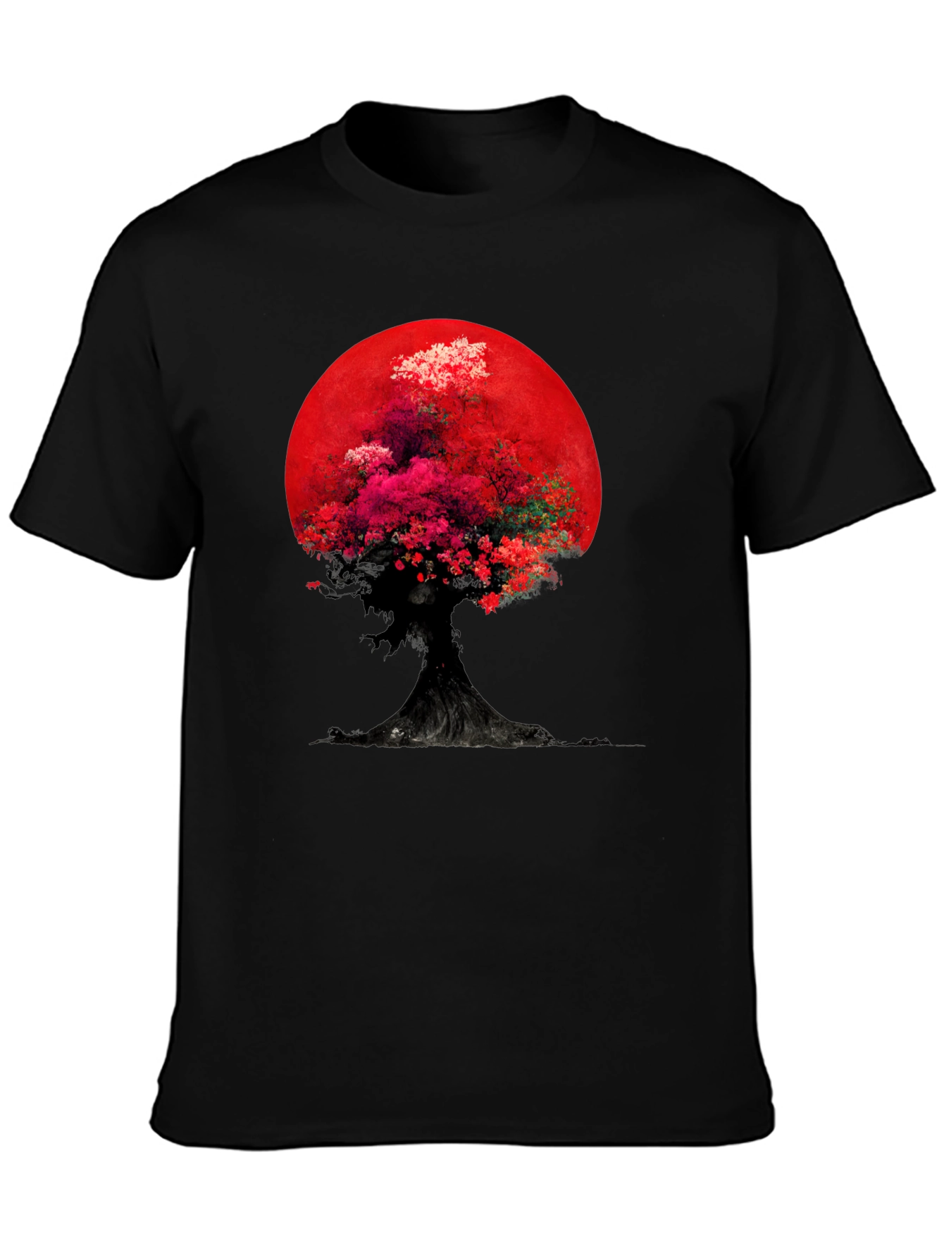 Tree of Life Red Moon Graphic Tee
