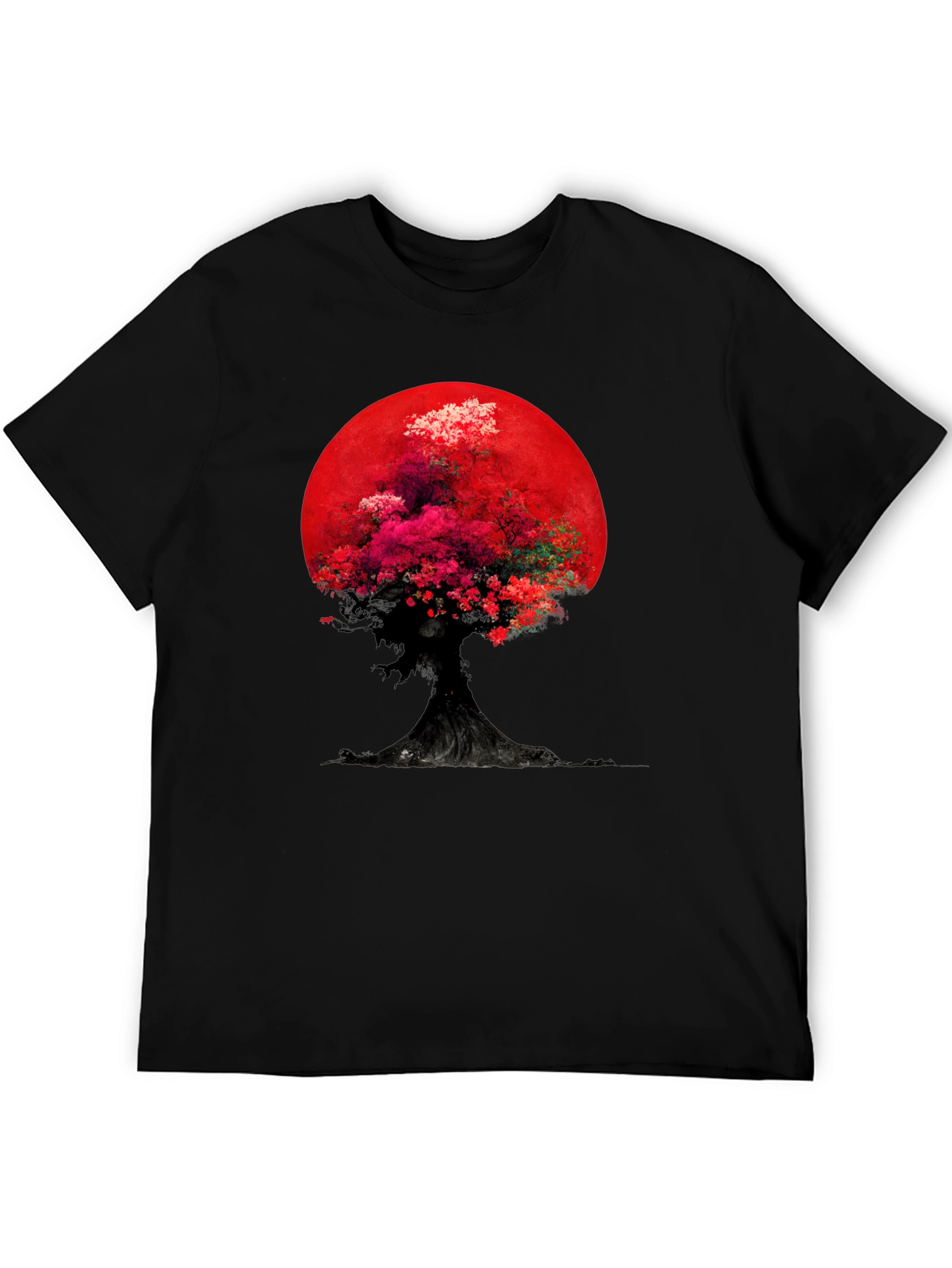 Tree of Life Red Moon Graphic Tee