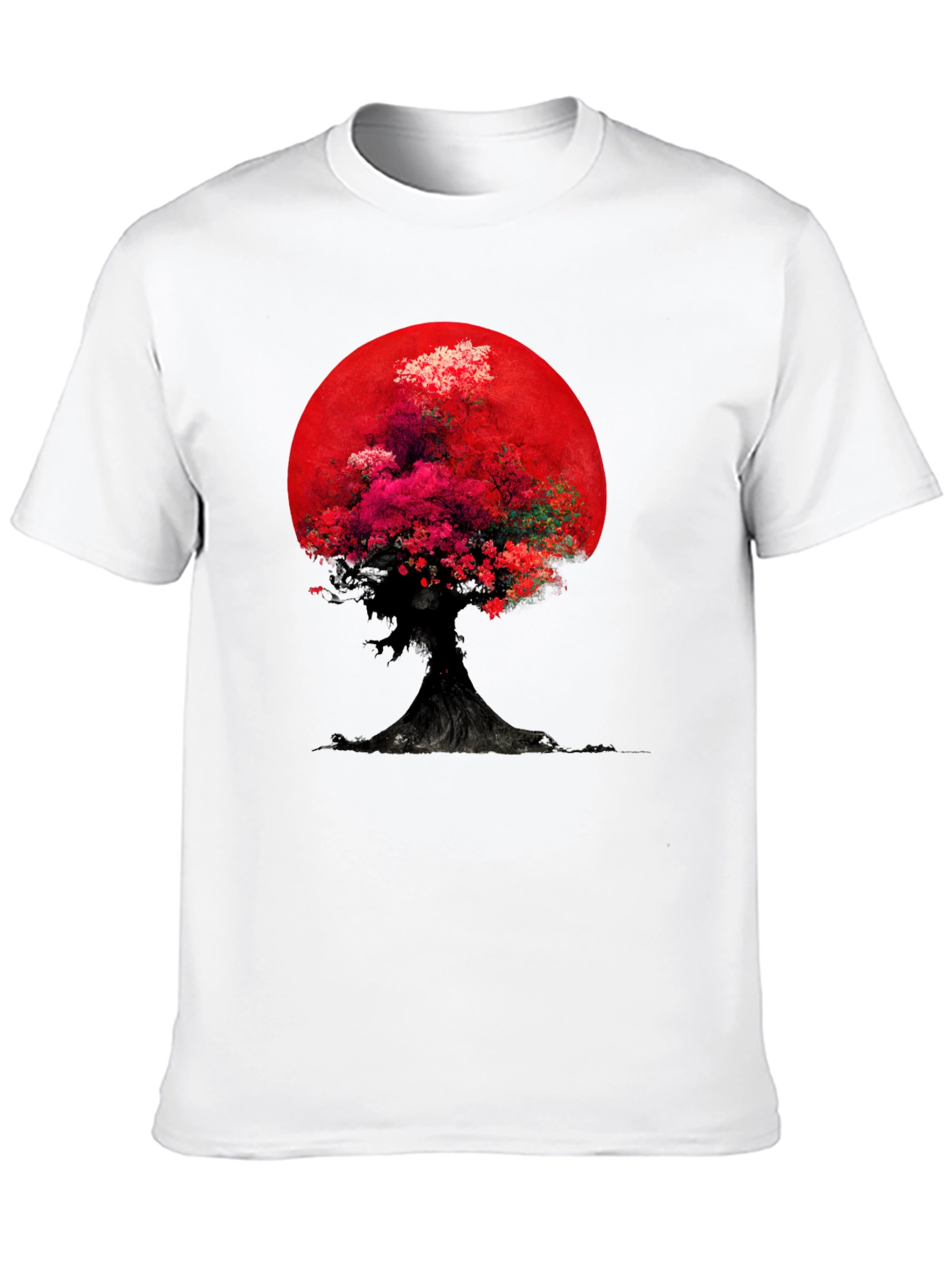 Tree of Life Red Moon Graphic Tee