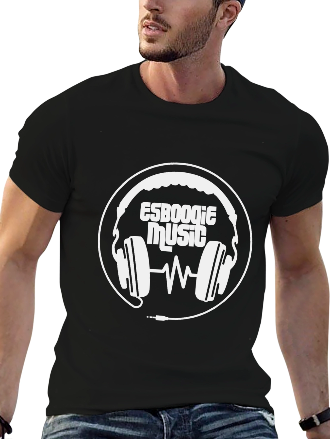 Esboogie Music Black Graphic Tee