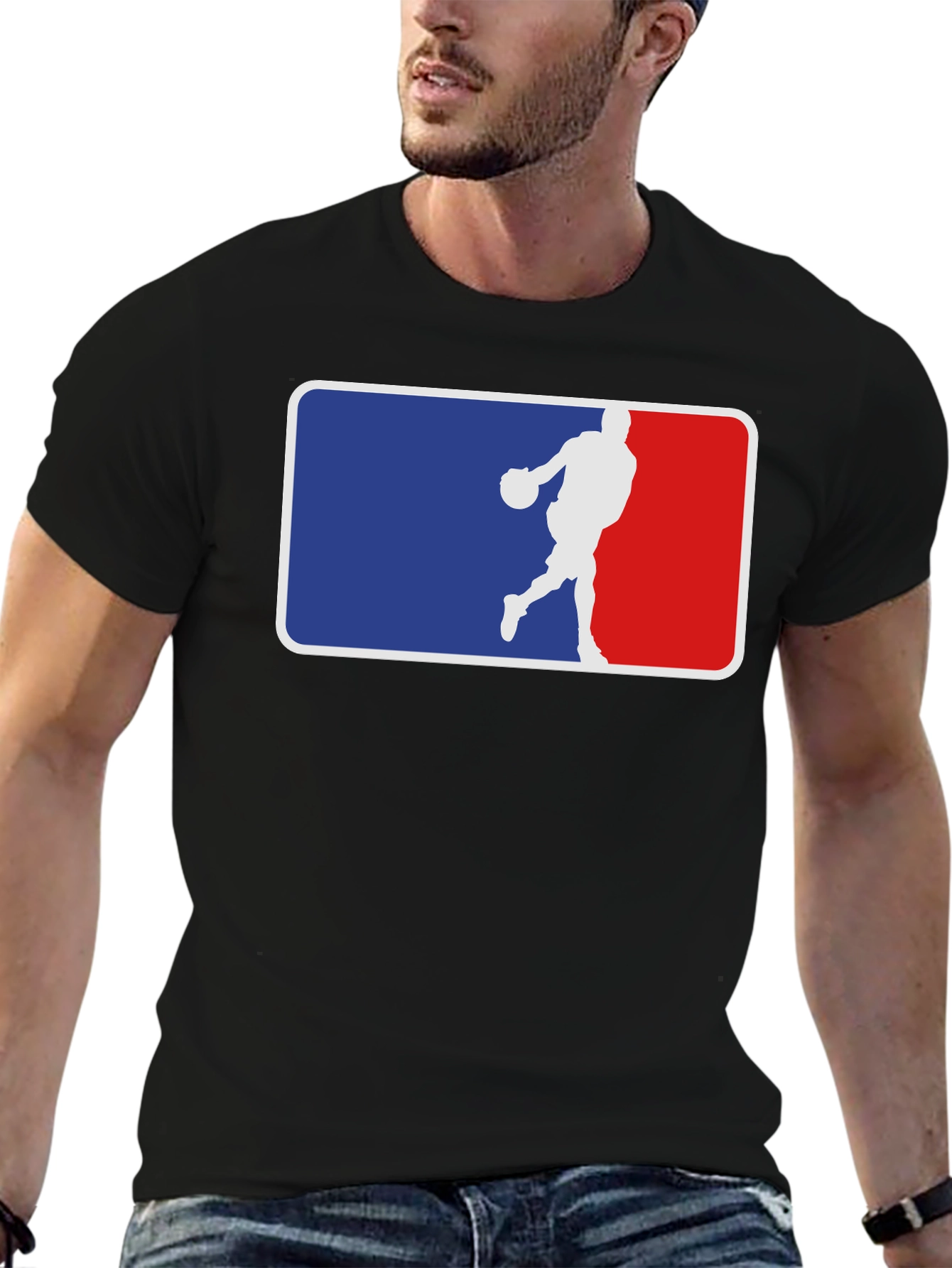 Basketball Player Graphic Tee - Classic Comfort