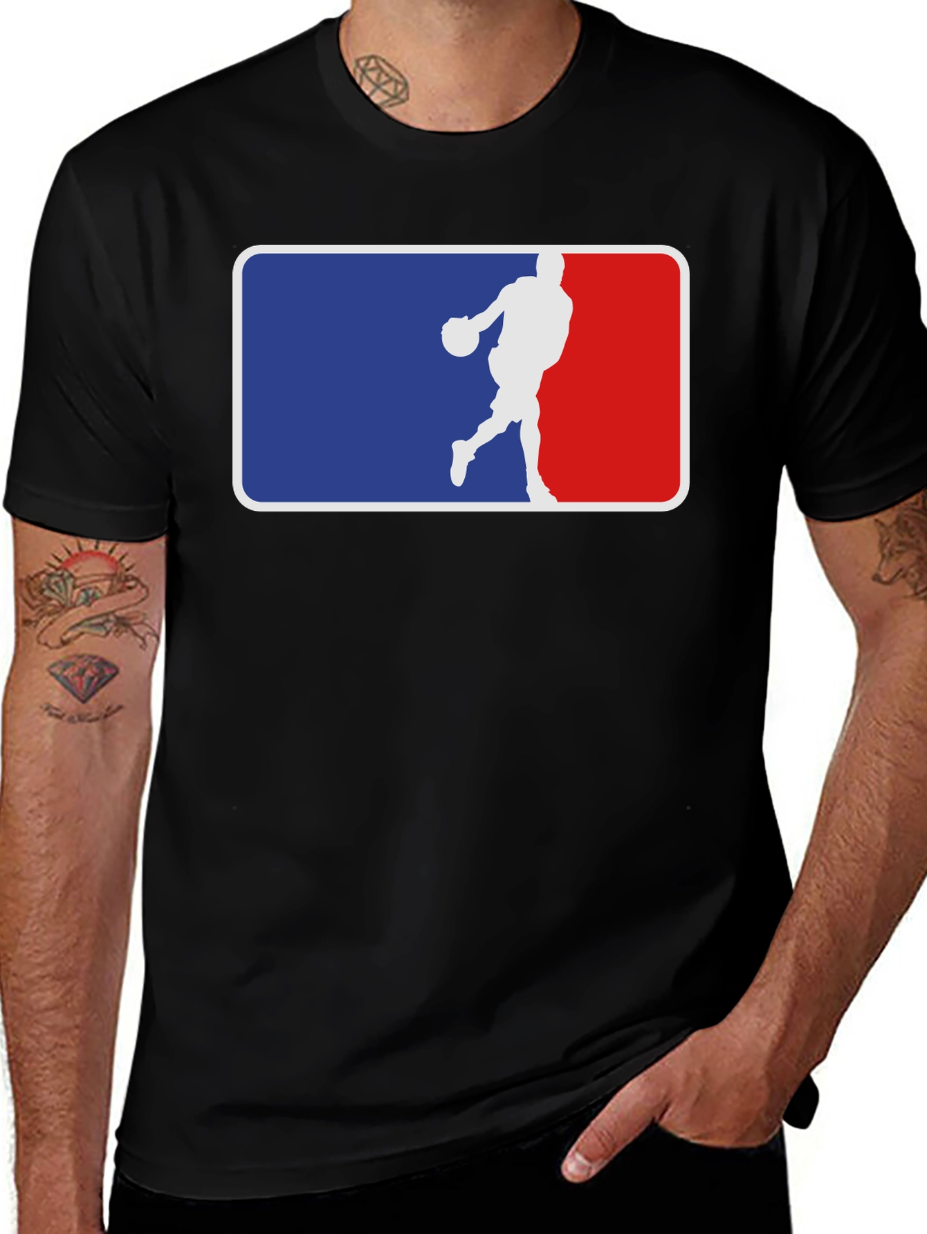 Basketball Player Graphic Tee - Classic Comfort