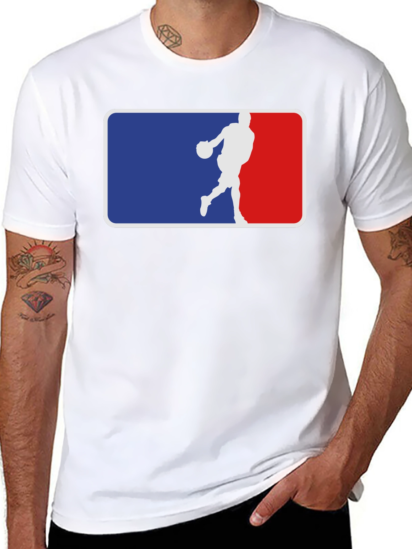 Basketball Player Graphic Tee - Classic Comfort