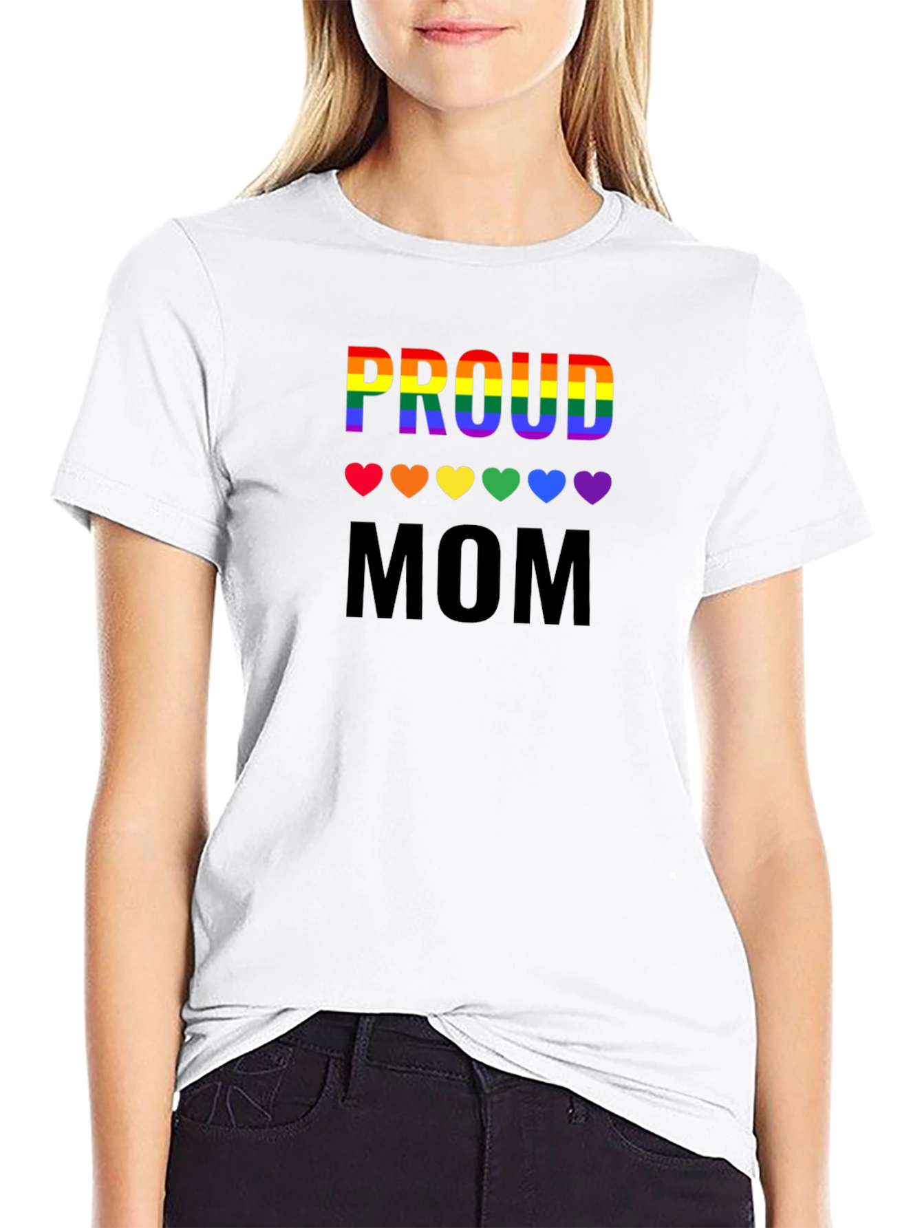 Proud Mom LGBTQ+ Pride T-Shirt