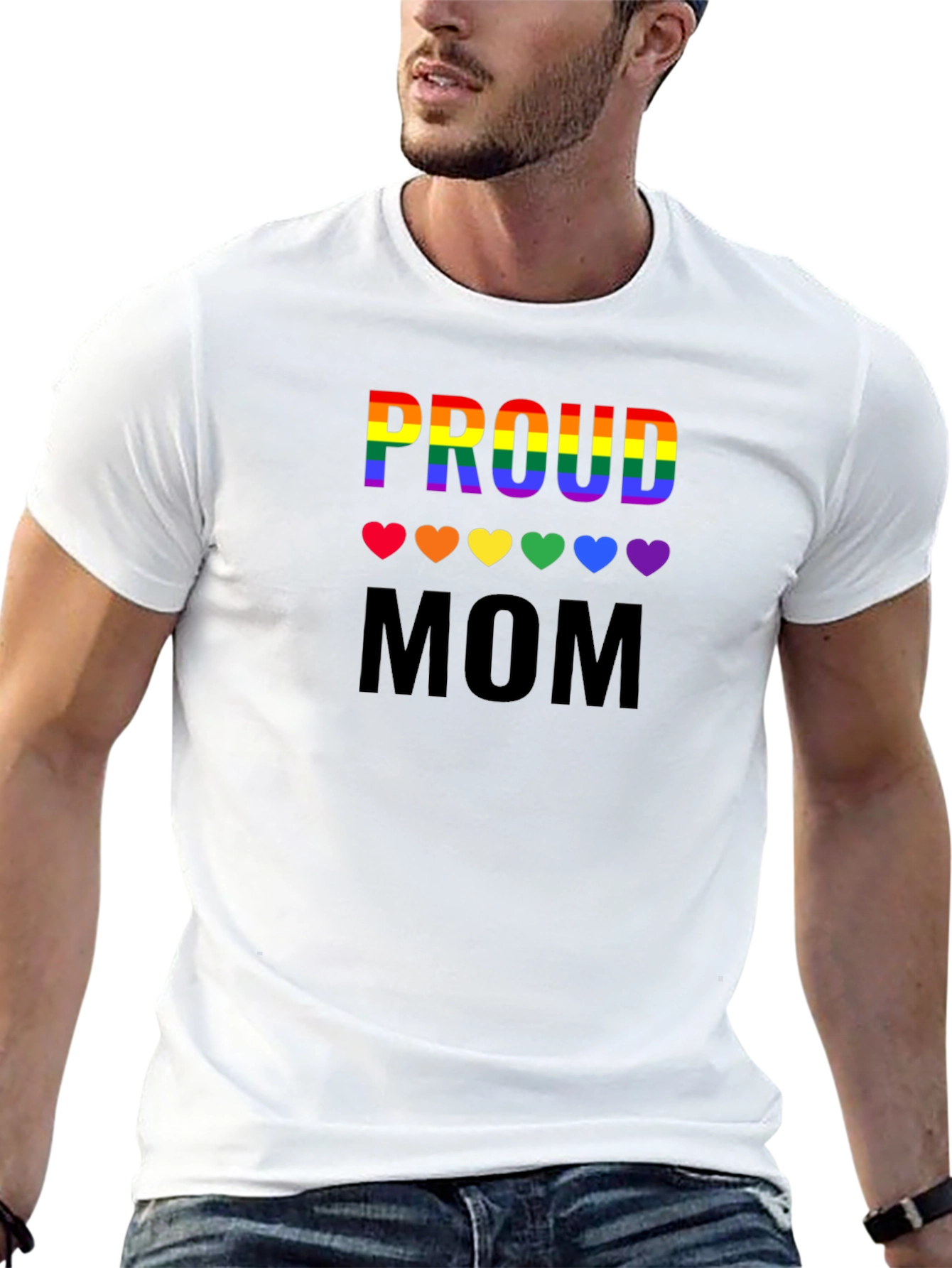 Proud Mom LGBTQ+ Pride T-Shirt
