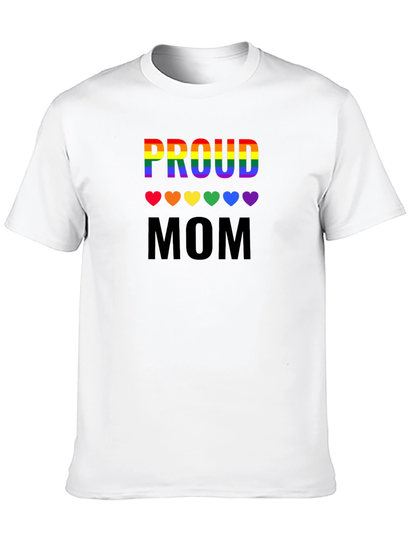Proud Mom LGBTQ+ Pride T-Shirt