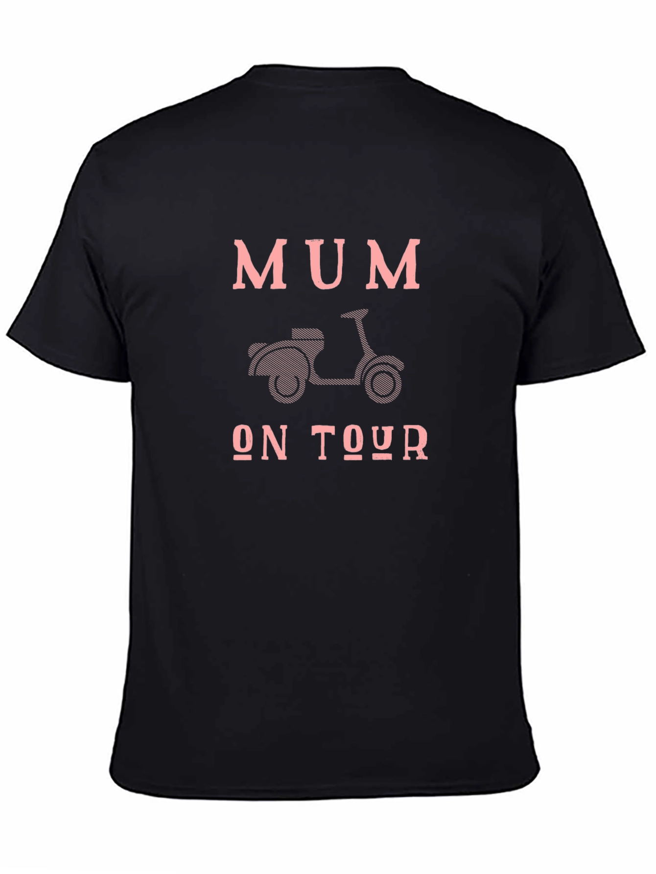 Mum On Tour Black T-Shirt