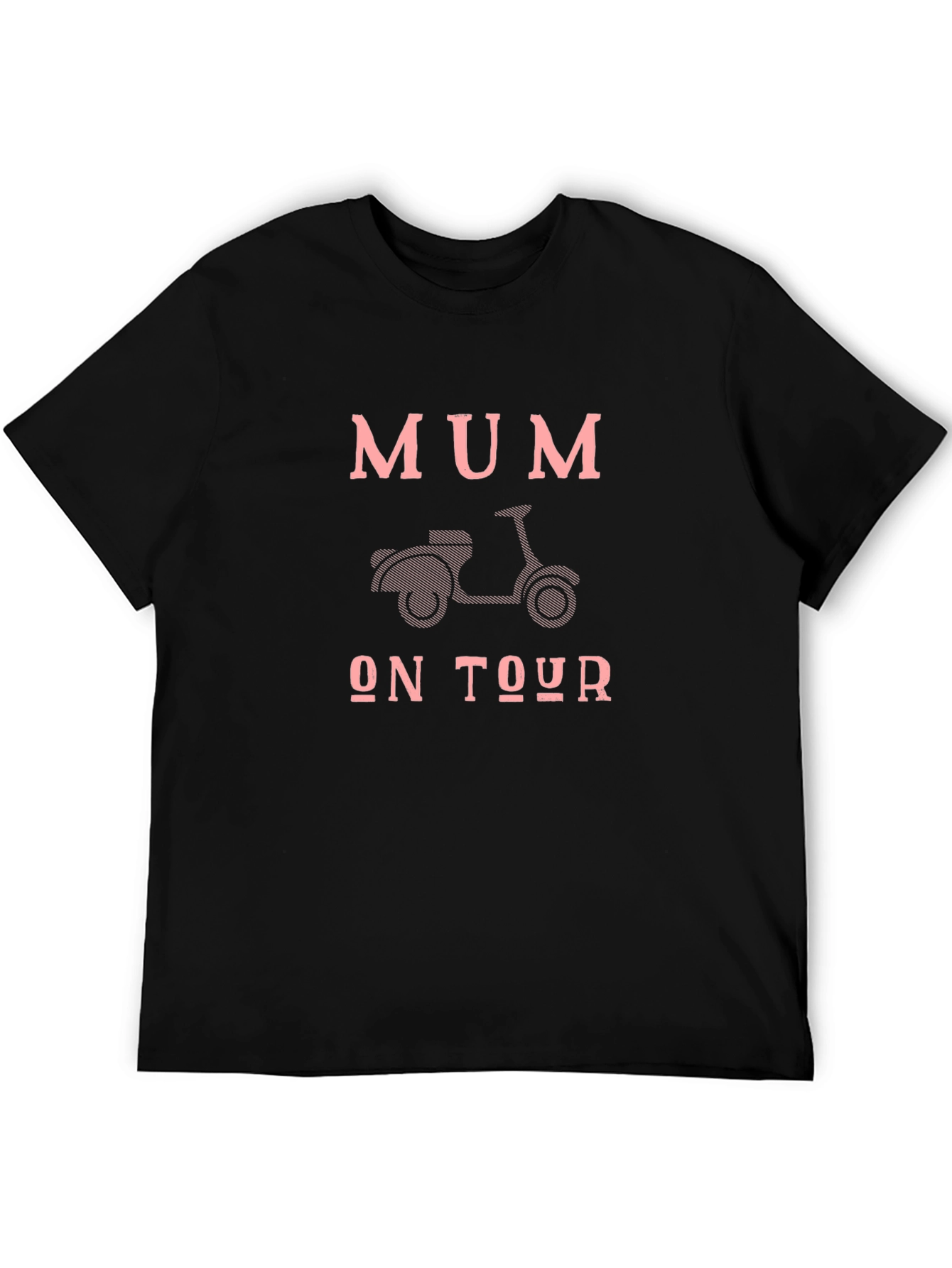 Mum On Tour Black T-Shirt