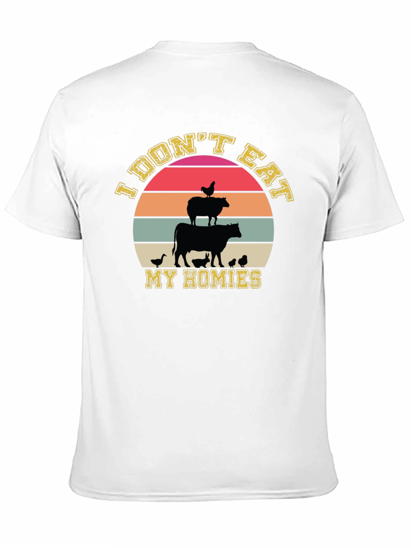 Vegan T-Shirt: I Dont Eat My Homies Graphic Tee