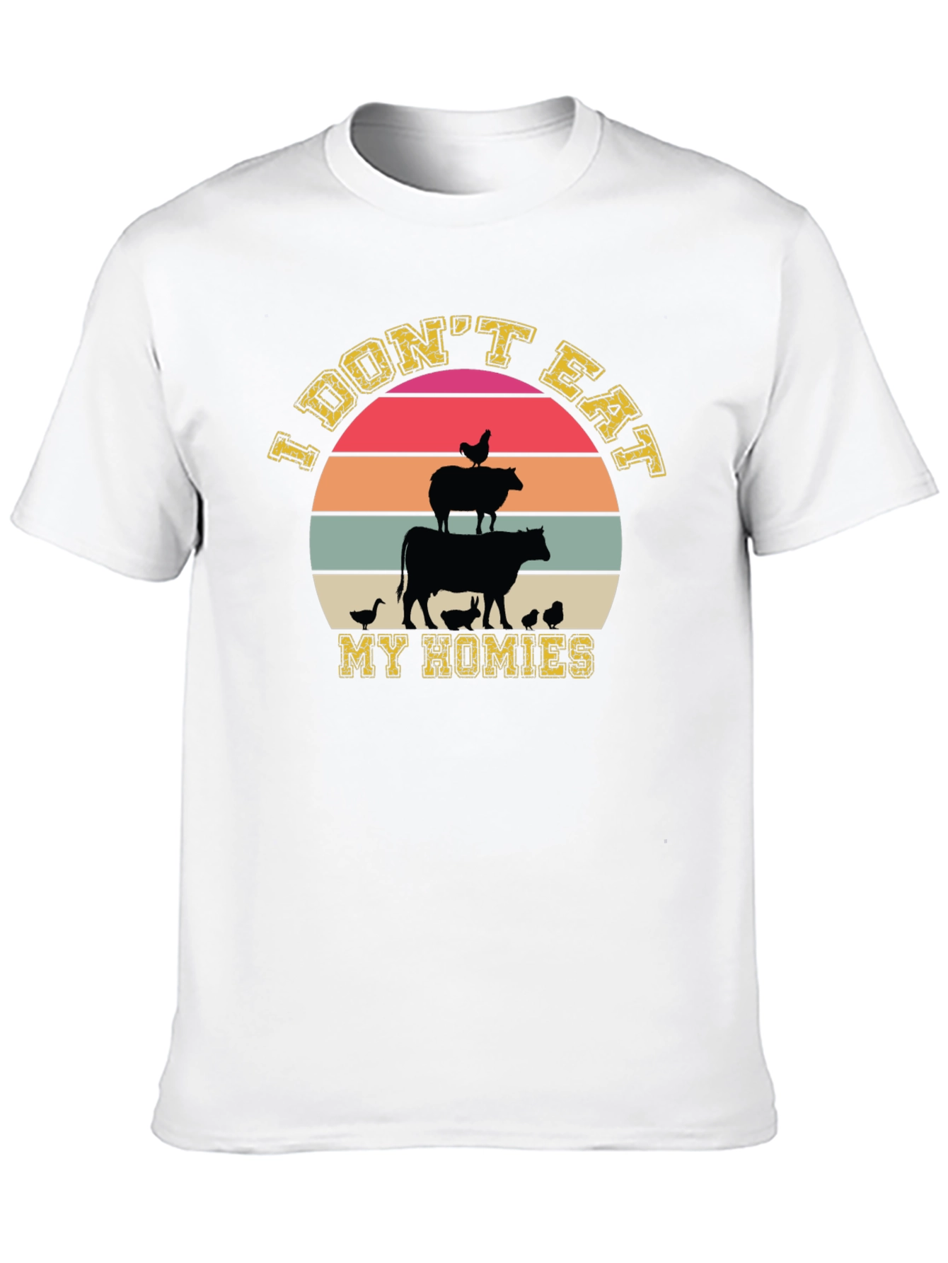 Vegan T-Shirt: I Dont Eat My Homies Graphic Tee
