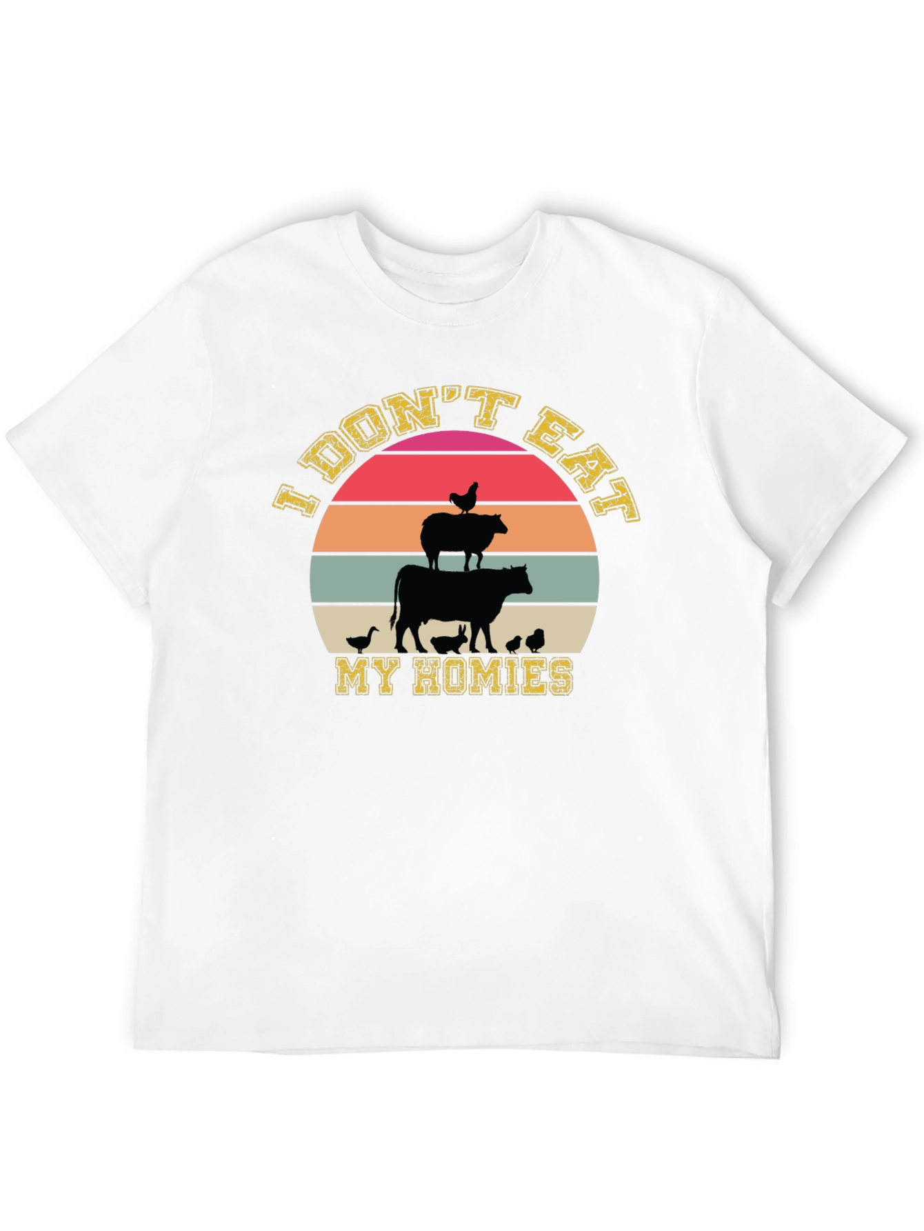Vegan T-Shirt: I Dont Eat My Homies Graphic Tee