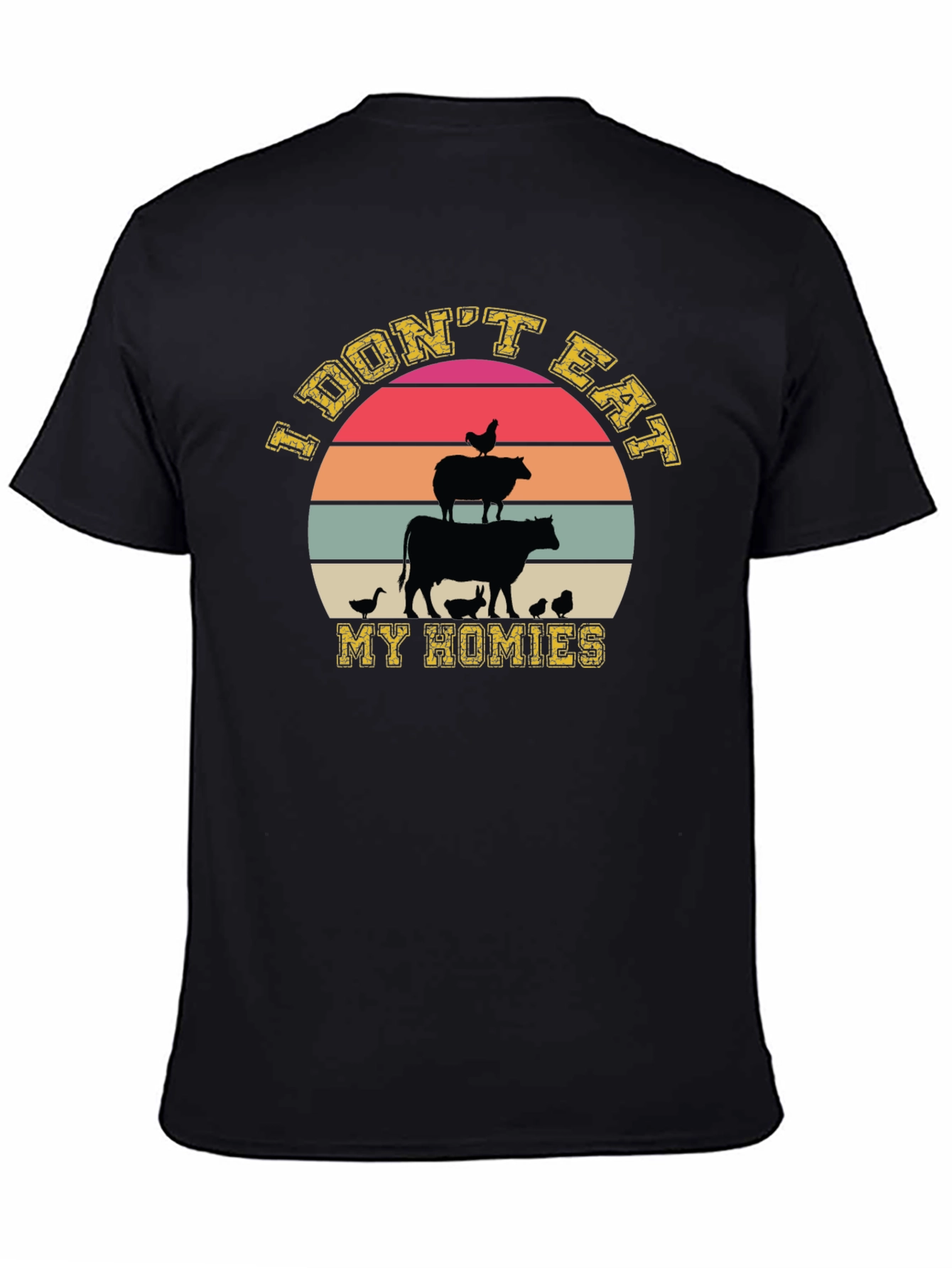 Vegan T-Shirt: I Dont Eat My Homies Graphic Tee