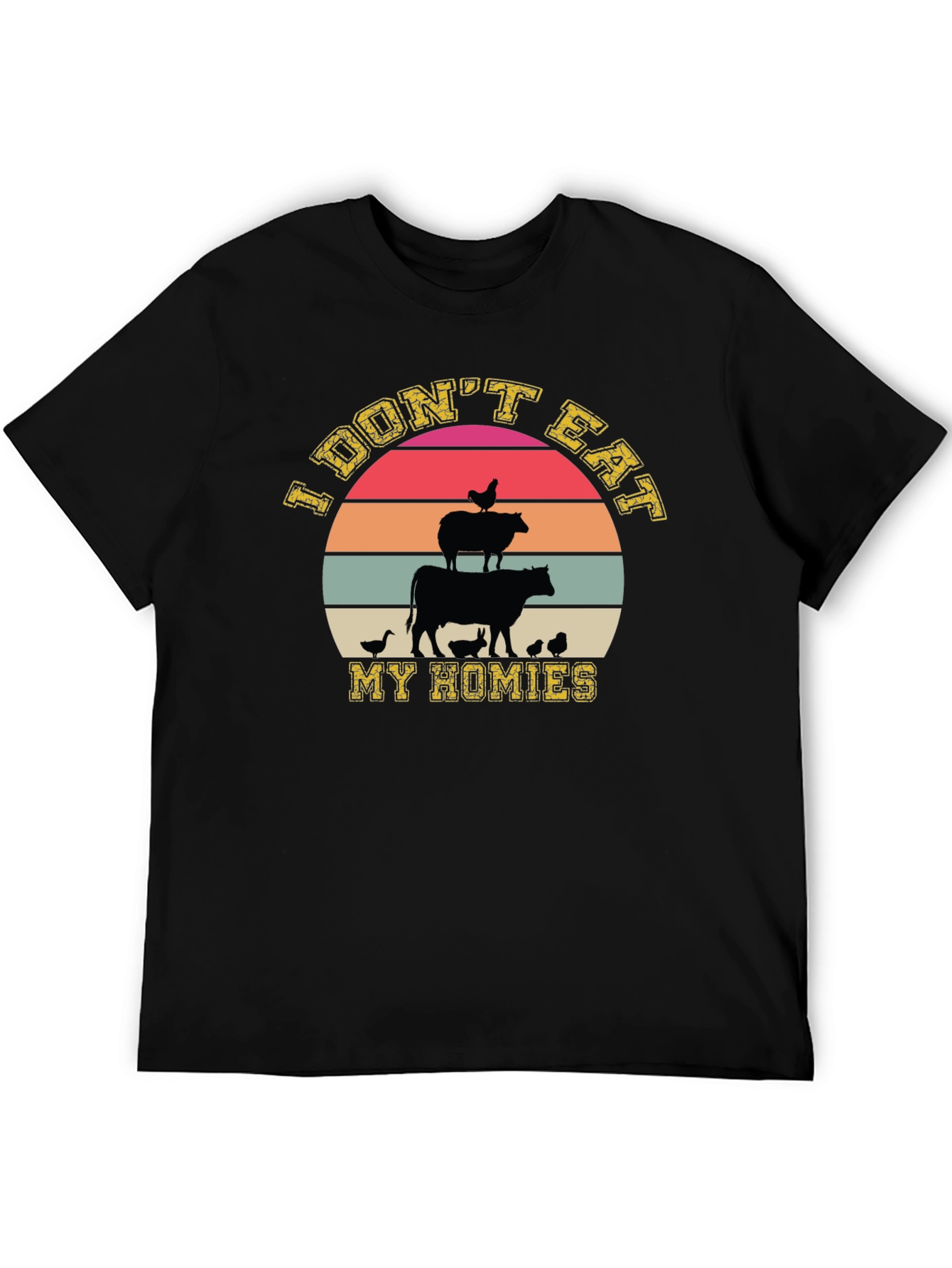 Vegan T-Shirt: I Dont Eat My Homies Graphic Tee