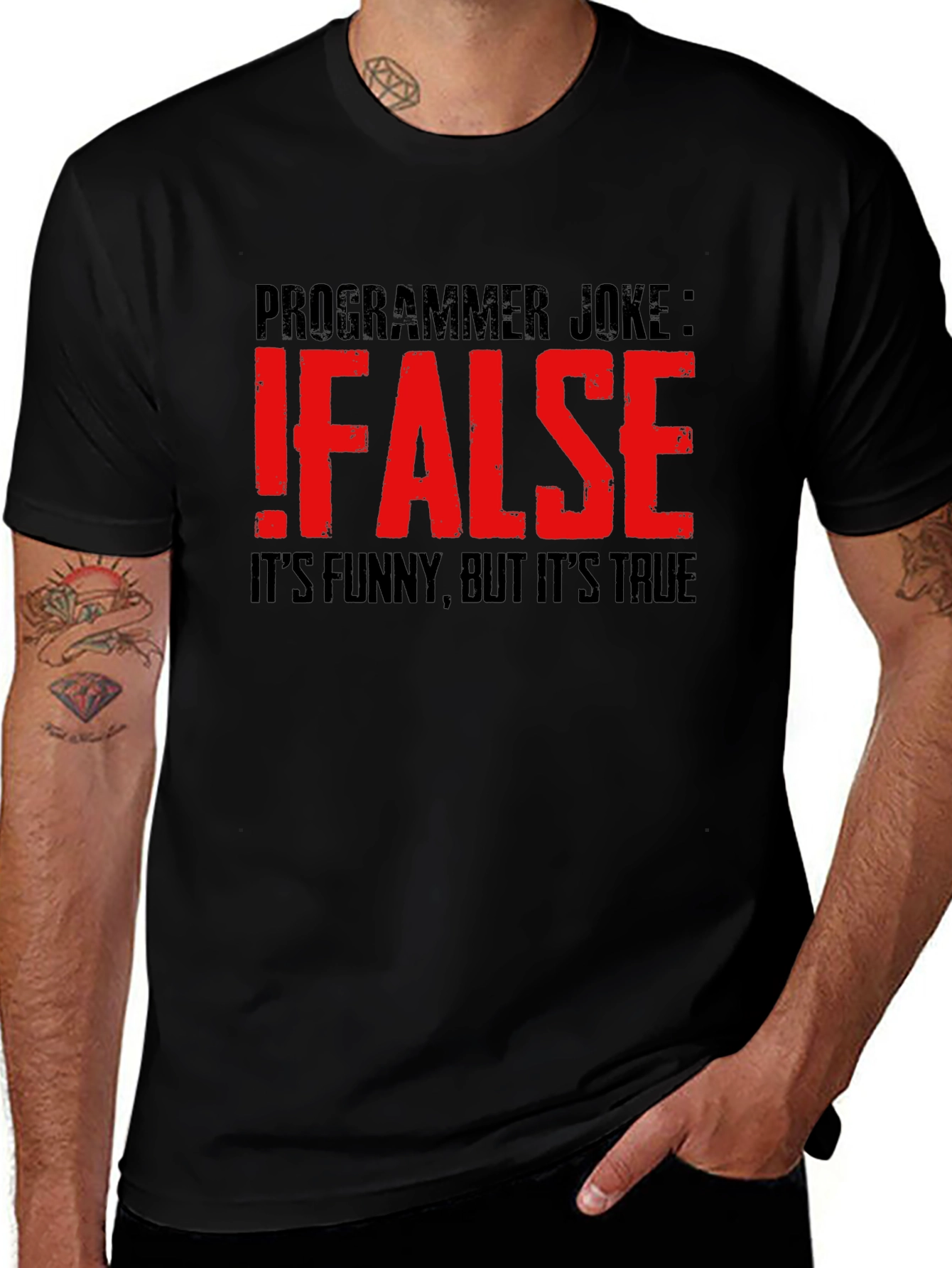 Programmer Joke T-Shirt: !False