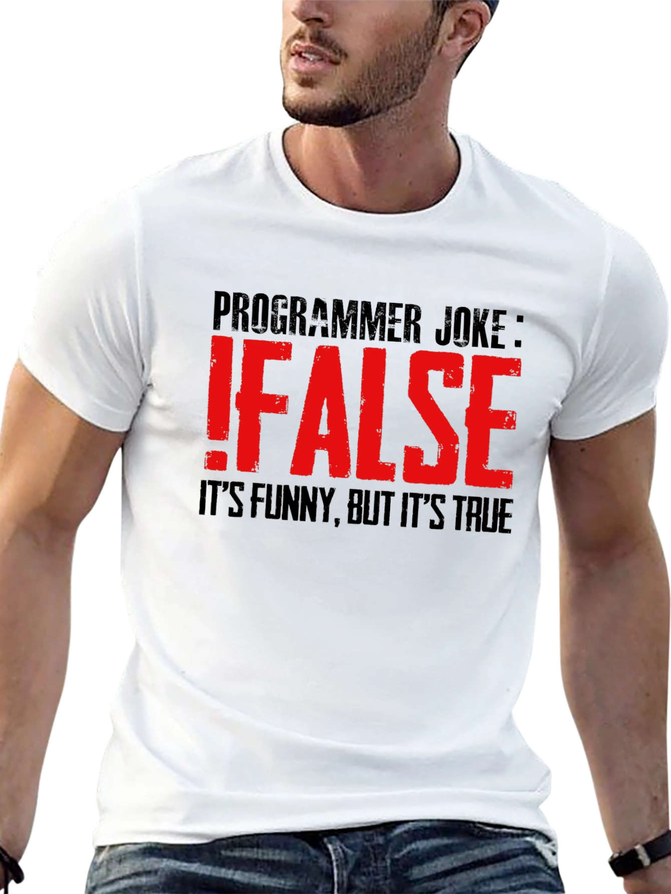 Programmer Joke T-Shirt: !False