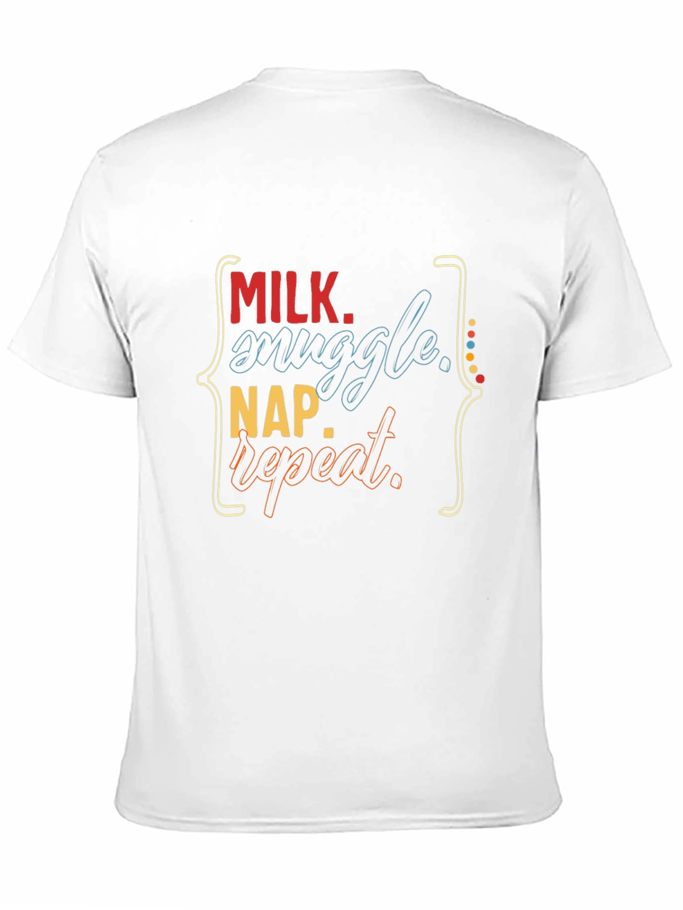 Milk Snuggle Nap Repeat Graphic Tee