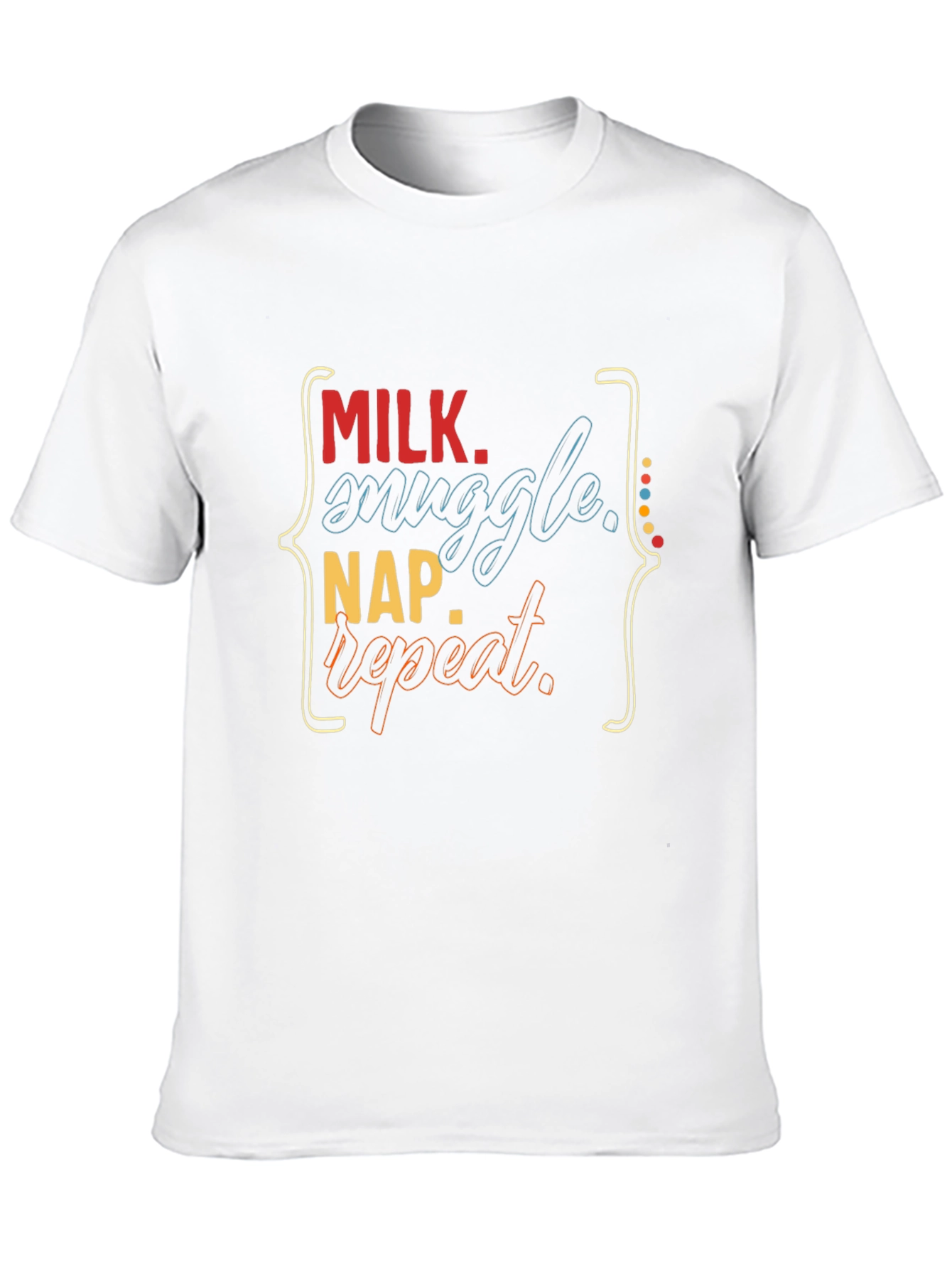 Milk Snuggle Nap Repeat Graphic Tee