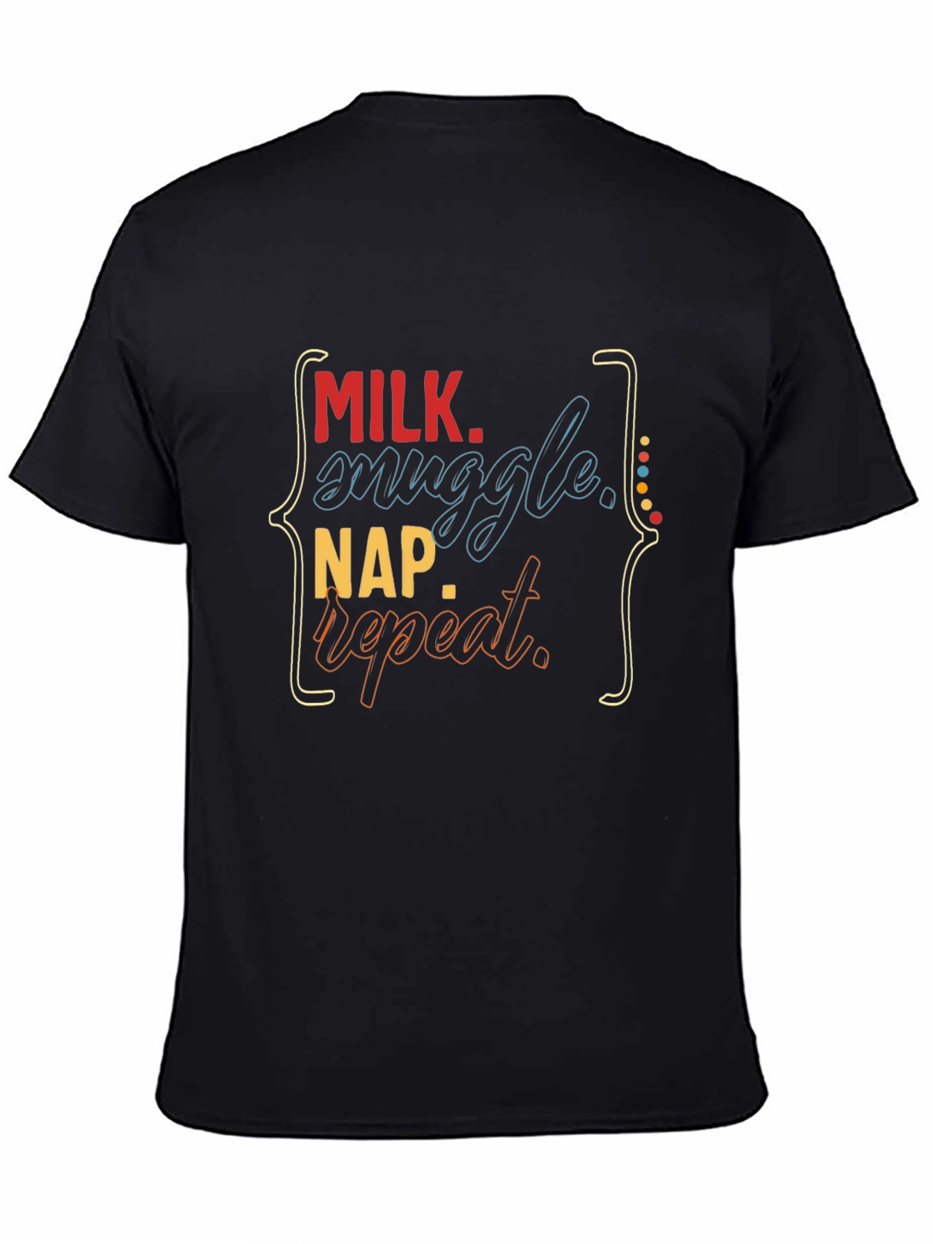 Milk Snuggle Nap Repeat Graphic Tee